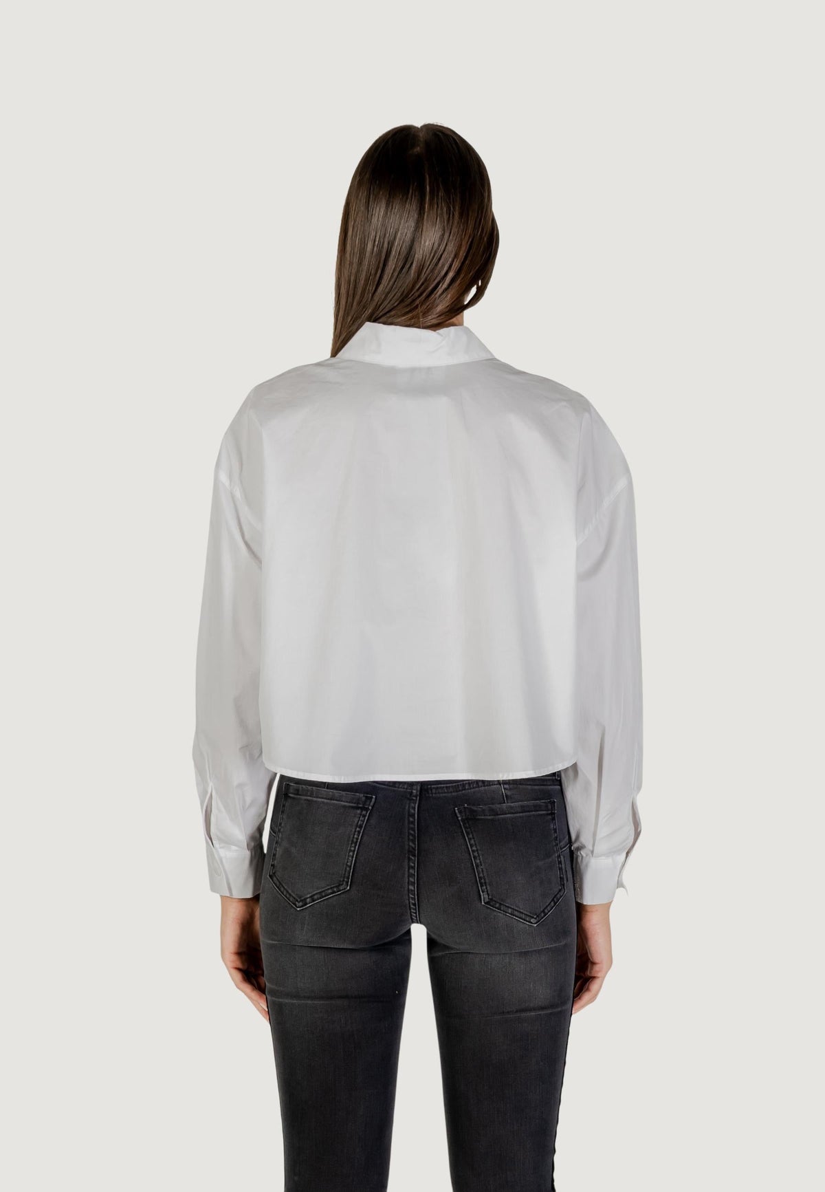Armani Exchange Katoenen Blouse met Lange Mouwen – Wit