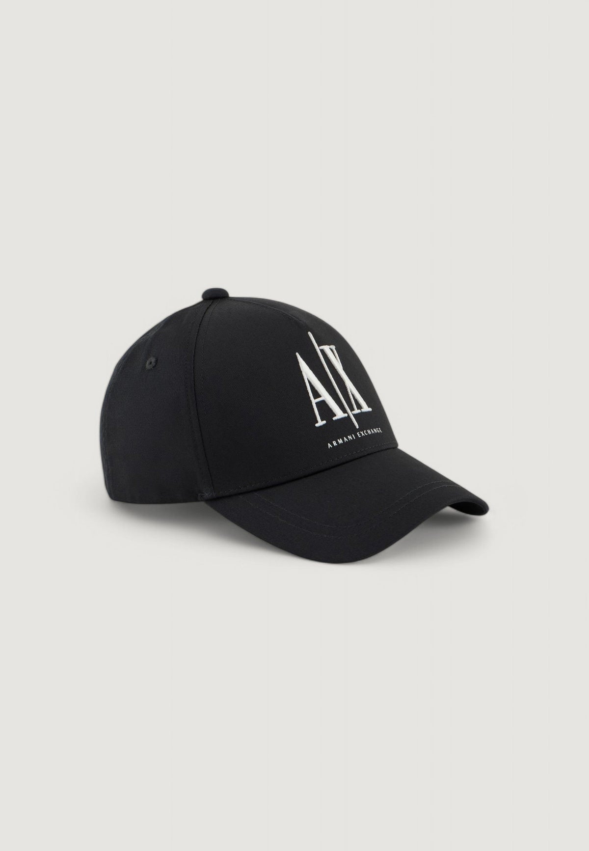 Armani Exchange Katoenen Pet met Print – Zwart