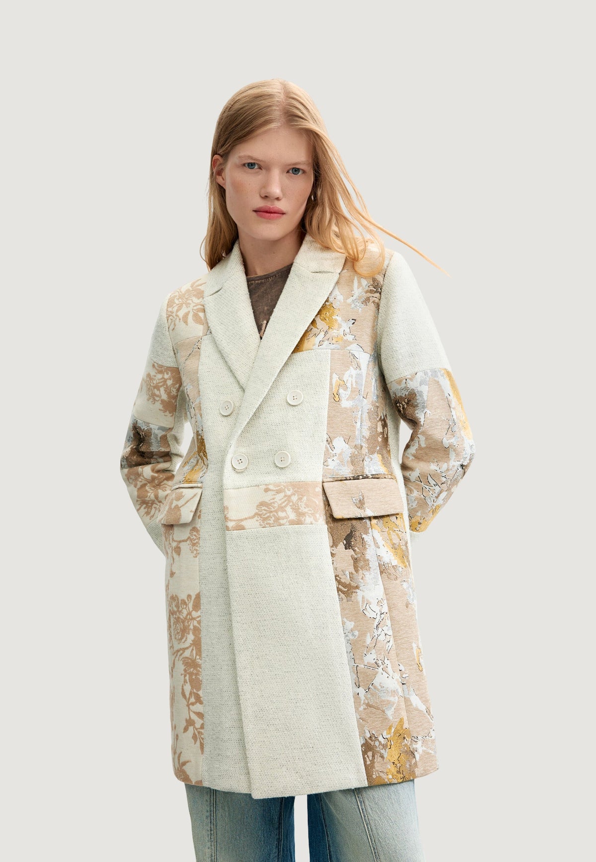 Desigual Joya Jas – Wit