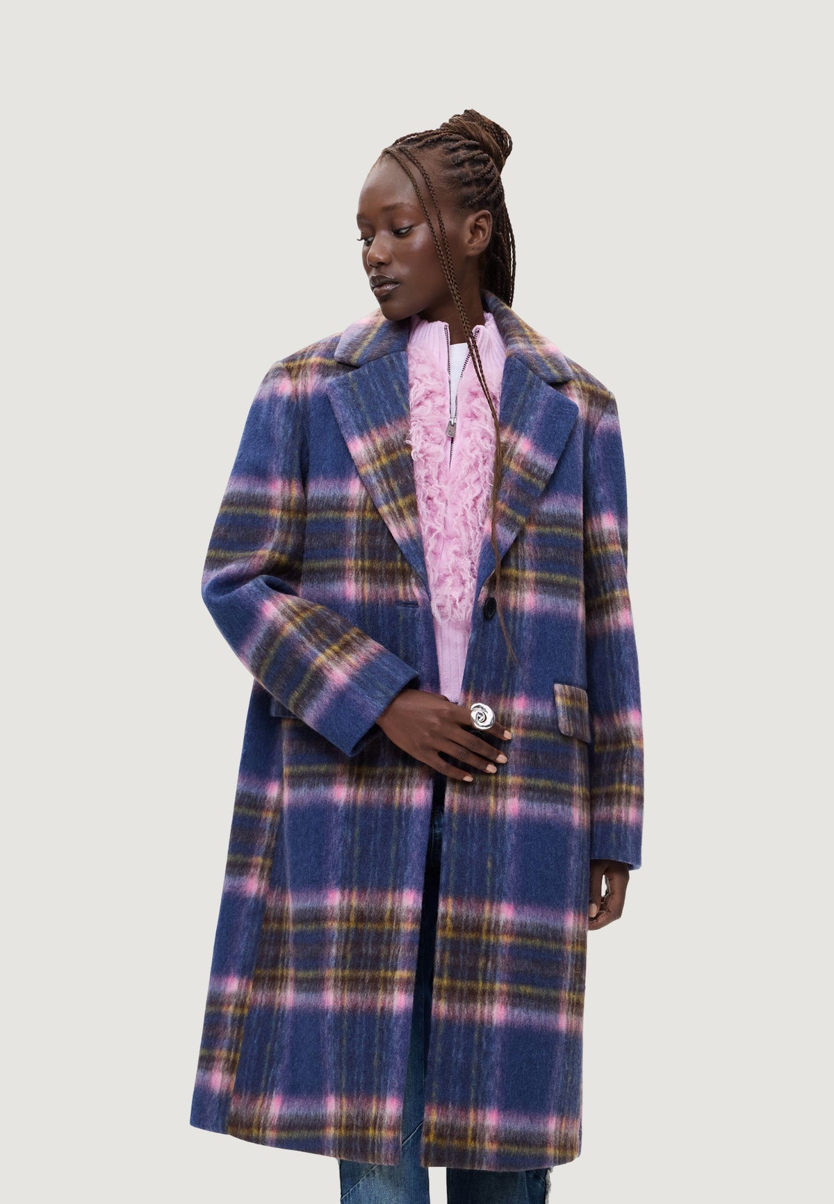 Desigual Checkered Jas – Meerkleurig