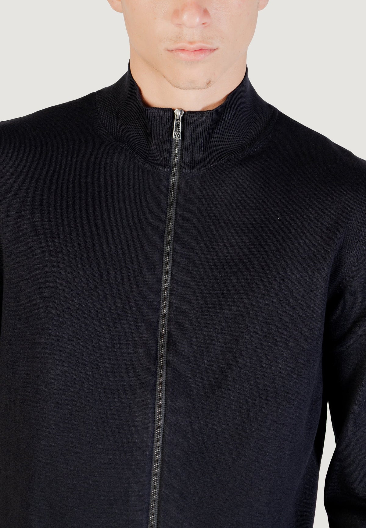 Armani Exchange Cardigan met Knopen – Blauw