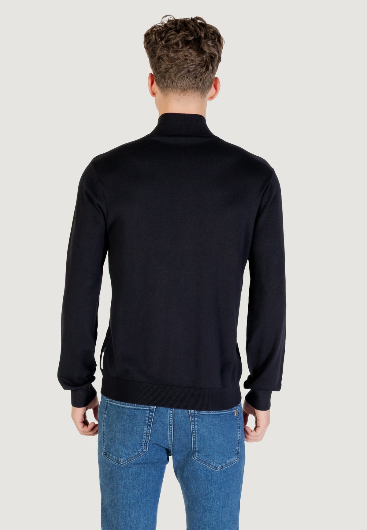 Armani Exchange Cardigan met Knopen – Blauw