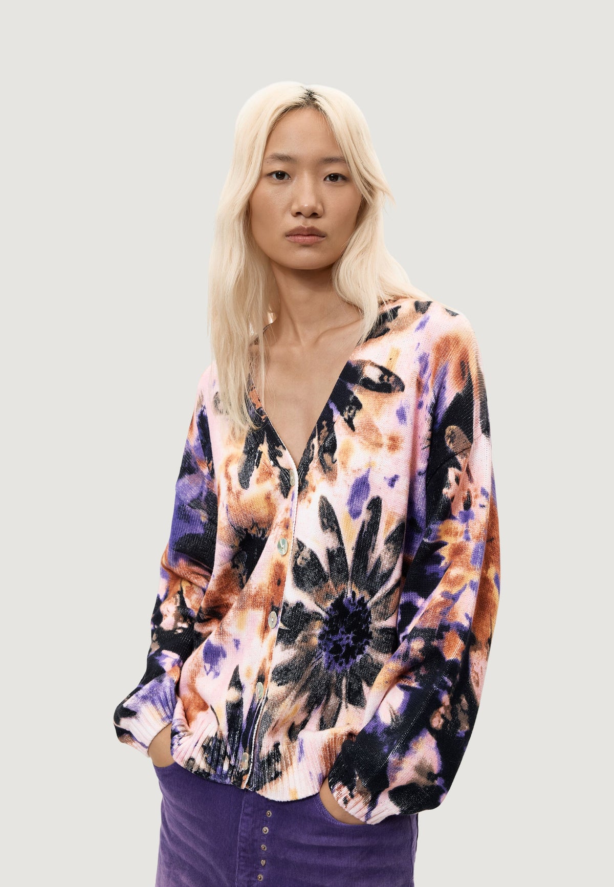 Desigual Botanicpink Vest – Meerkleurig