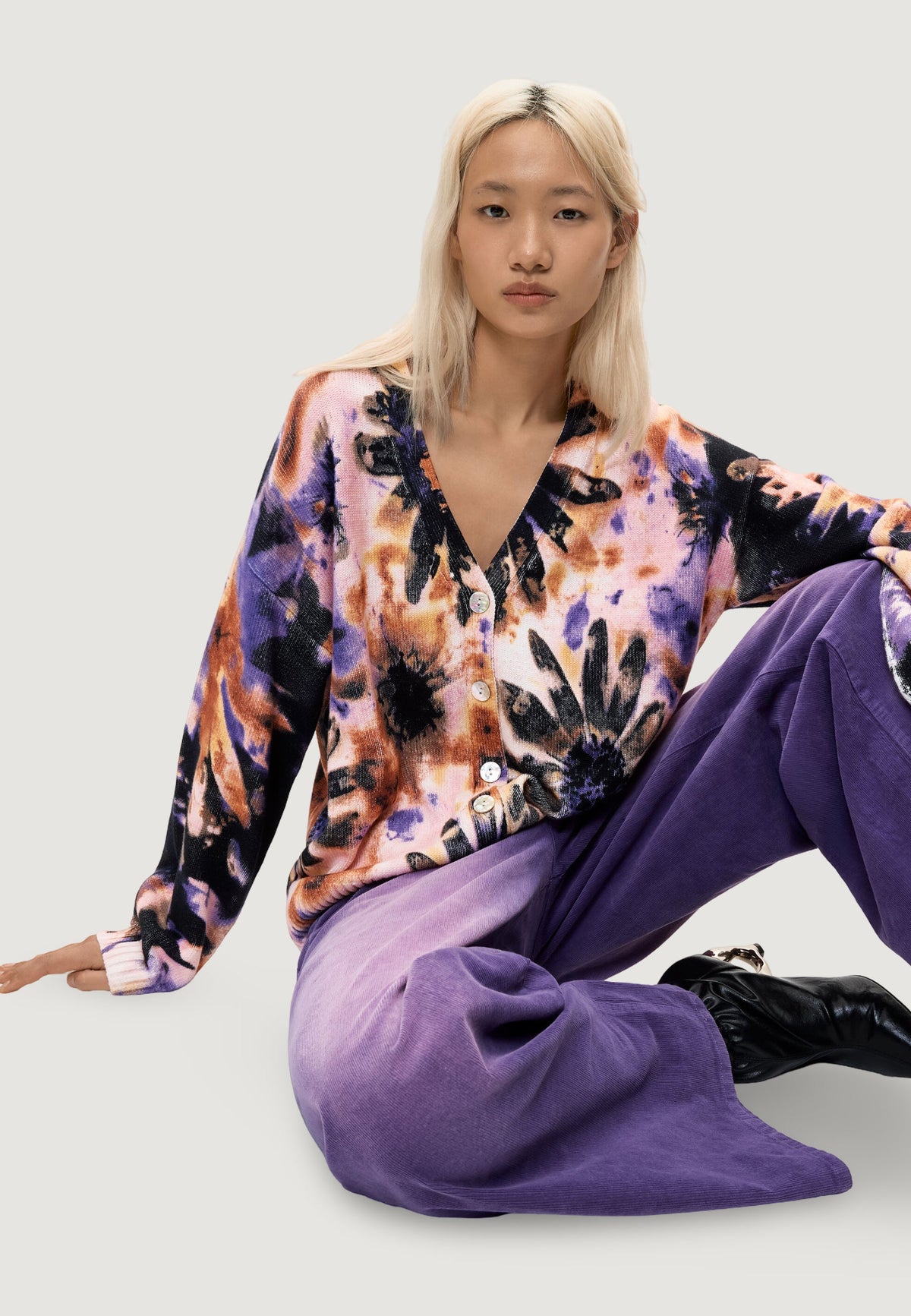 Desigual Botanicpink Vest – Meerkleurig