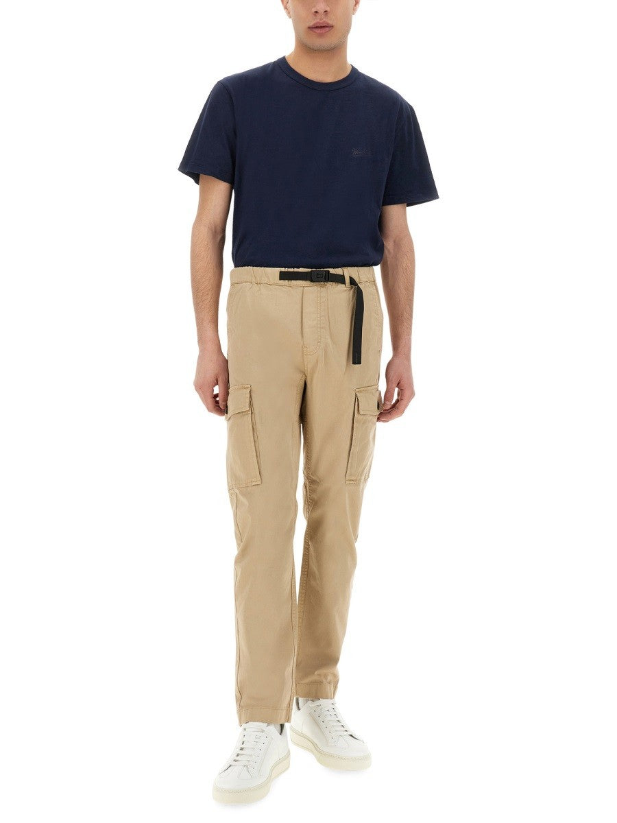 Woolrich Cargobroek met Riem – Beige