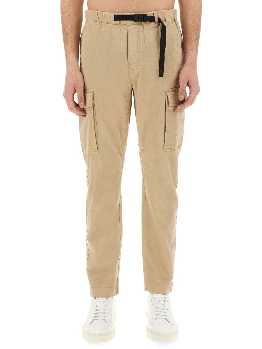 Woolrich Cargobroek met Riem – Beige