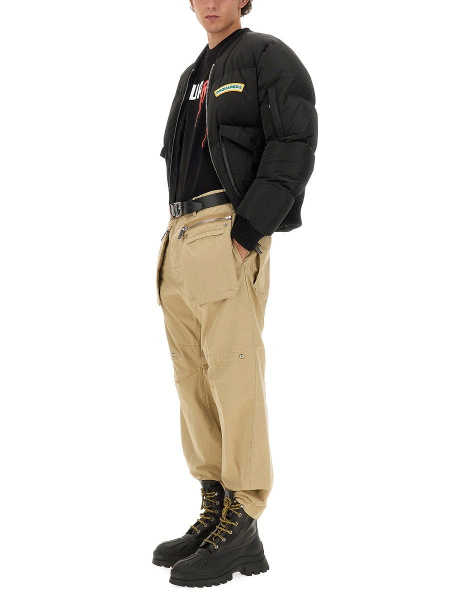 Dsquared2 Katoenen Cargobroek – Beige