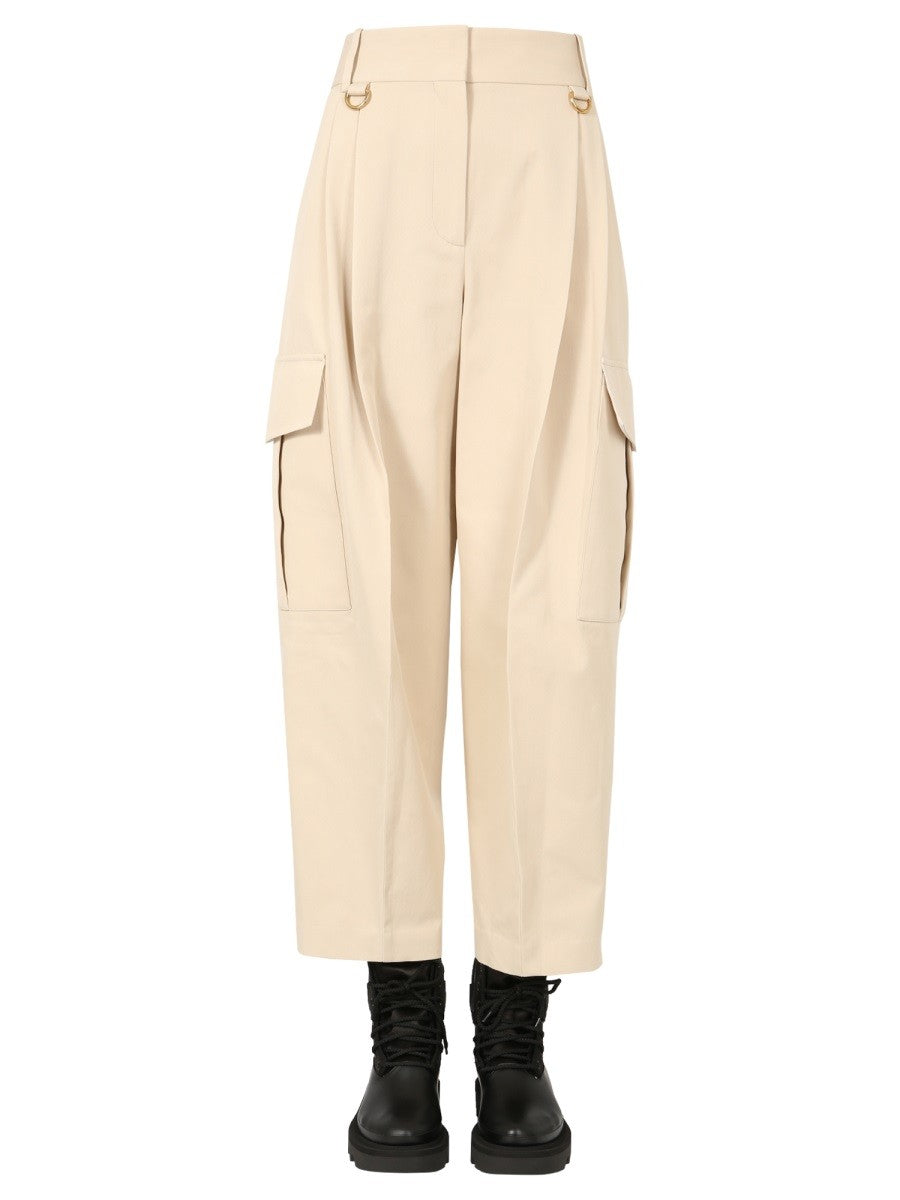Givenchy Cargobroek met hoge taille – Ivoor