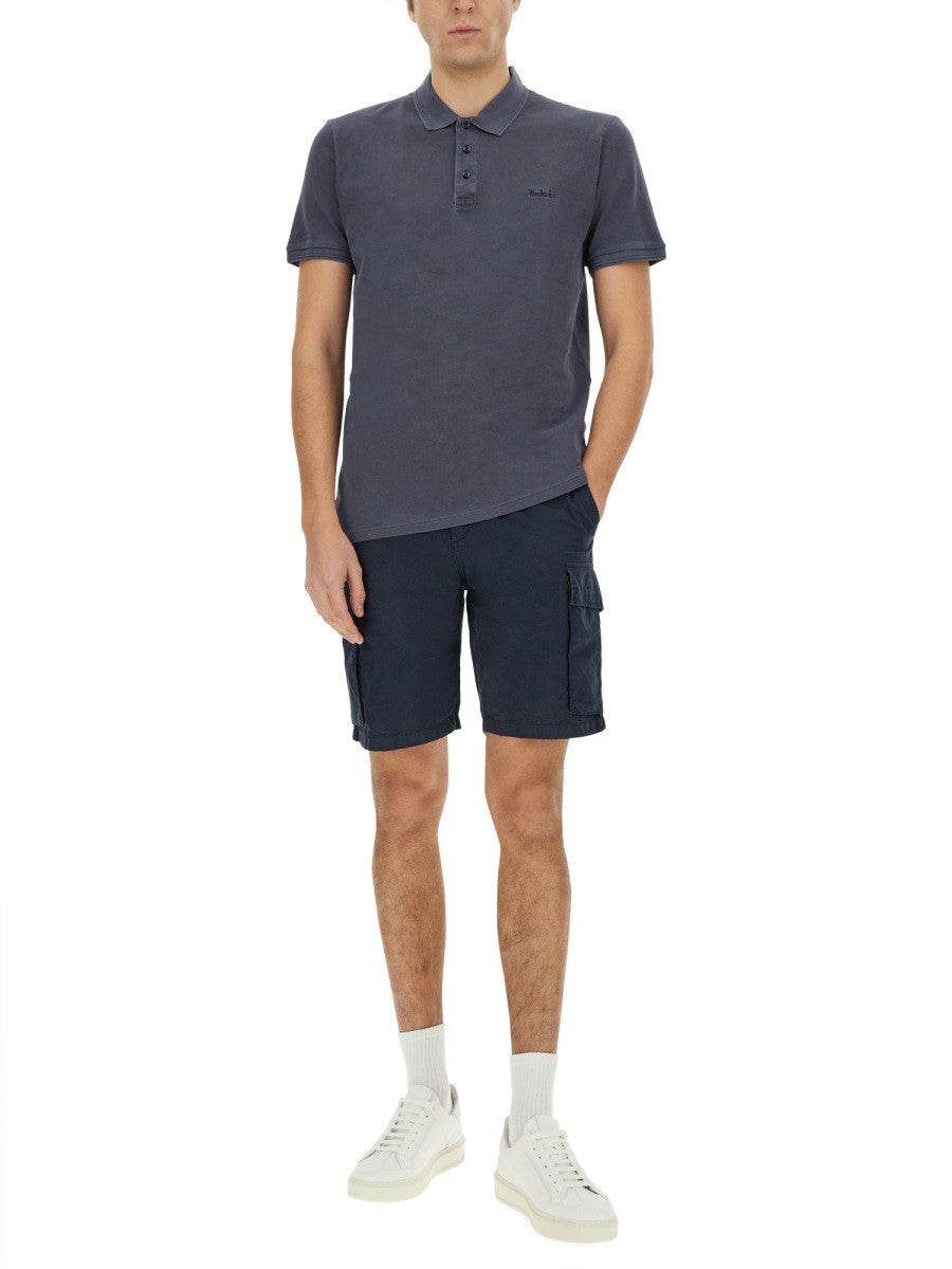 Woolrich Cargo Short – Marineblauw