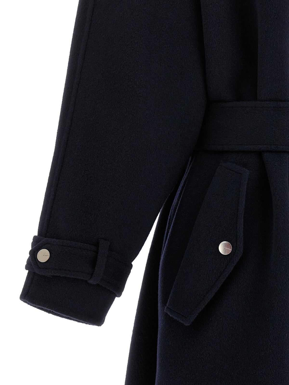 Pinko Cartoccio Mantel – Marineblauw