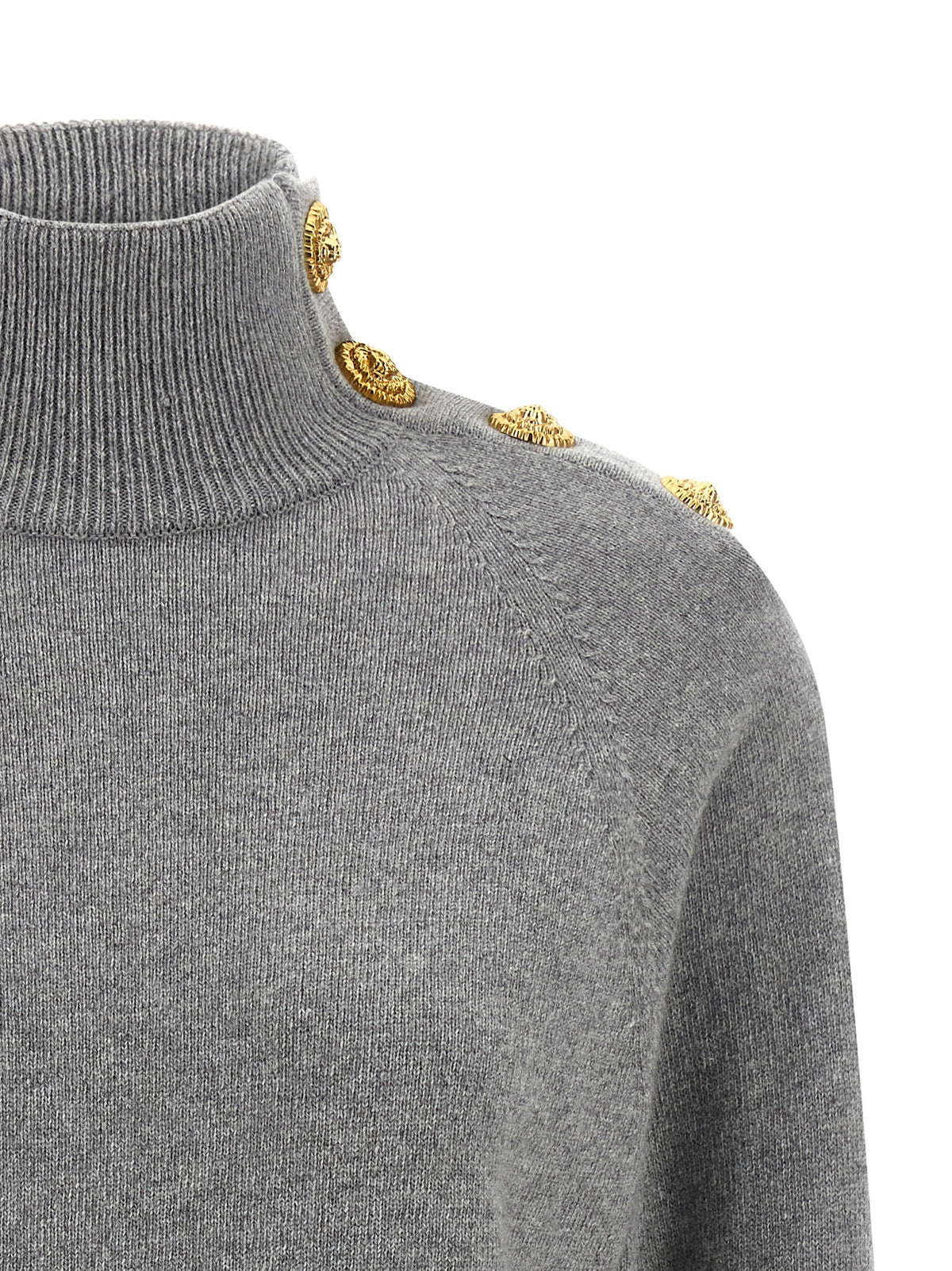 Balmain Kasjmieren Jurk – Grijs