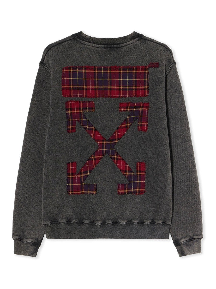 Off-White Katoenen Sweater – Antraciet