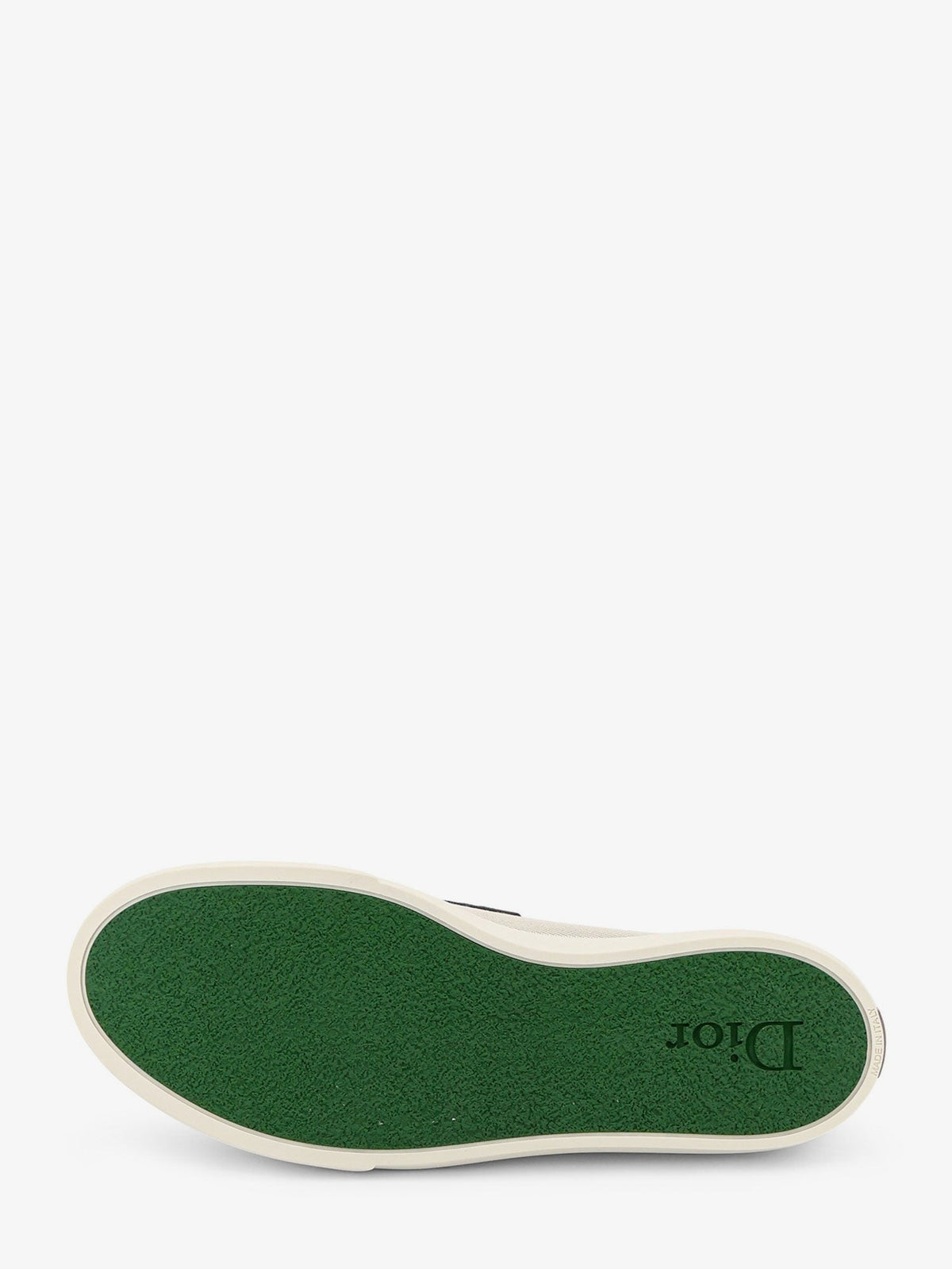 Christian Dior Chester Loafers – Lichtgrijs / Donkergroen