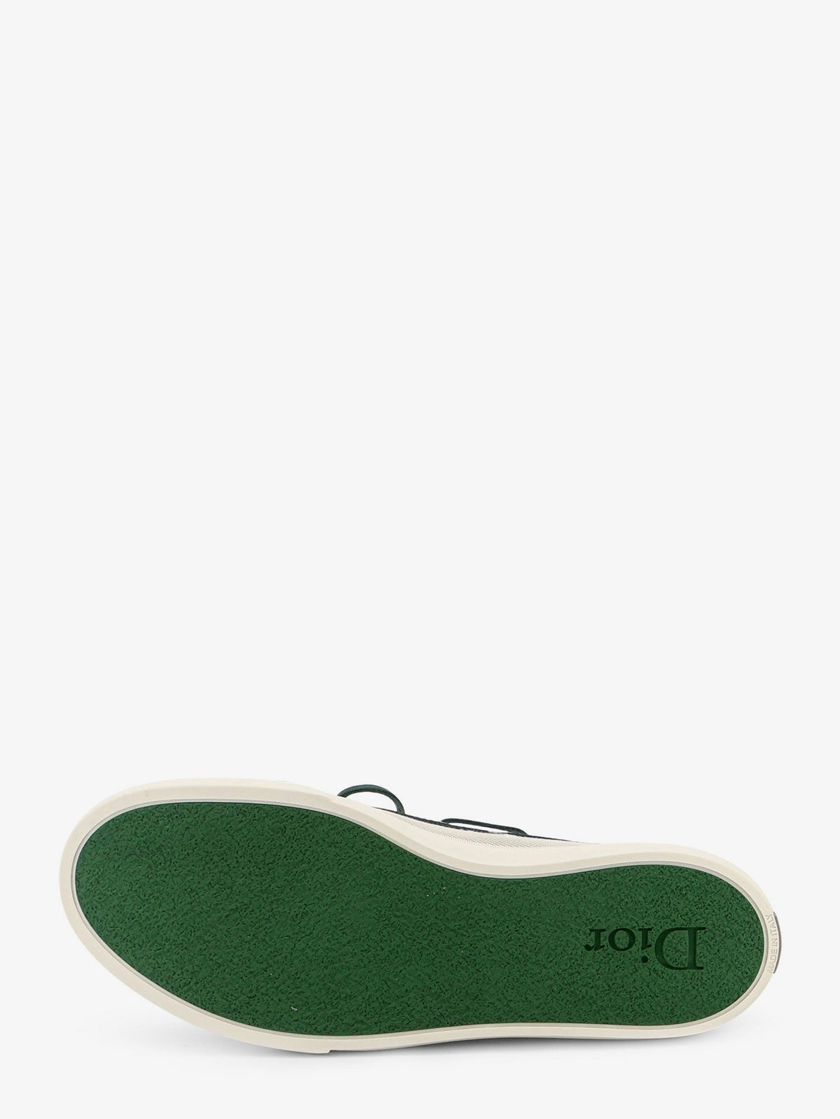 Christian Dior Chester Bootschoenen – Lichtgrijs / Donkergroen