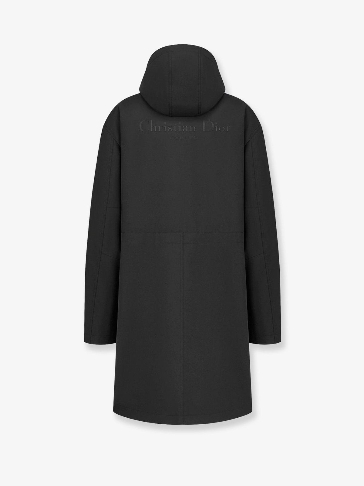 Christian Dior Jas van technische stof met capuchon – Zwart
