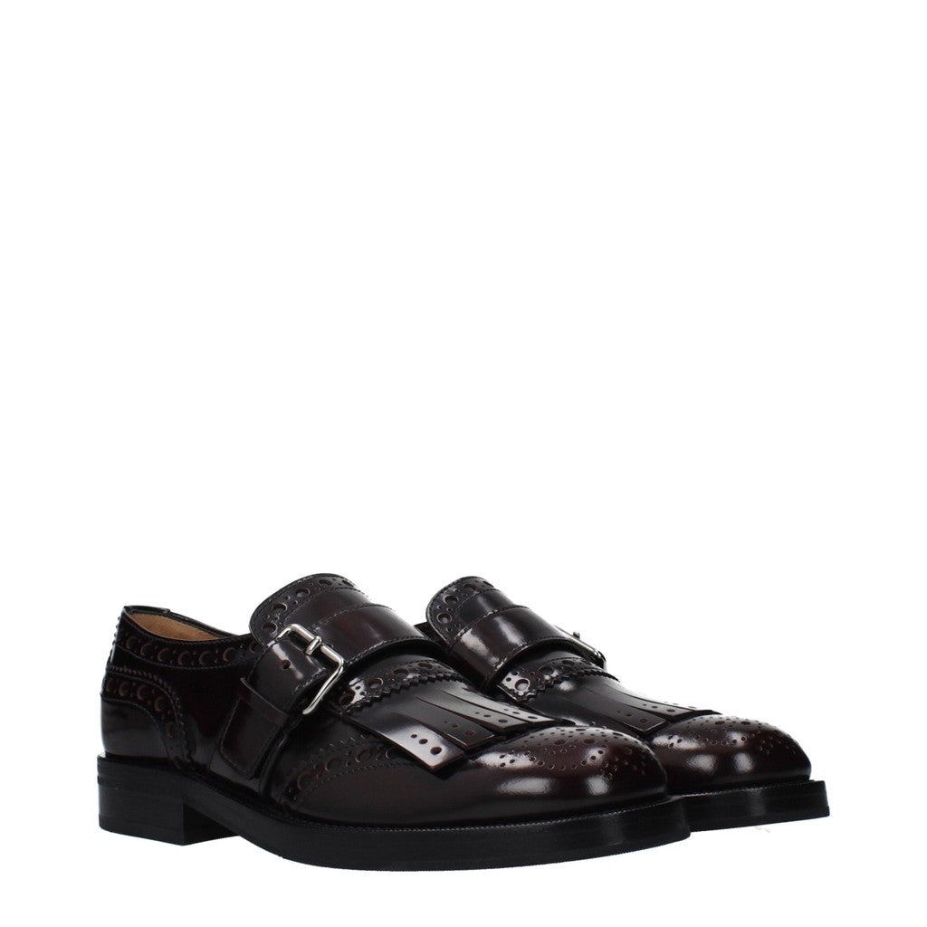 Church's Phillis Loafers met gesp en franje – Bordeaux