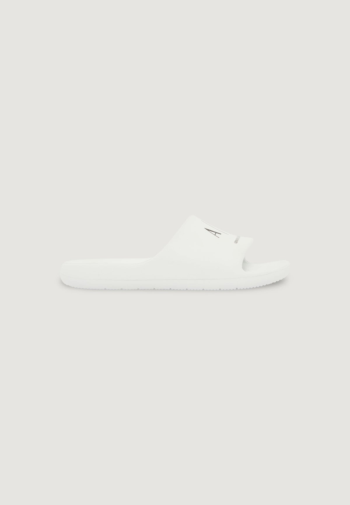 Armani Exchange Rubberen Slippers – Wit