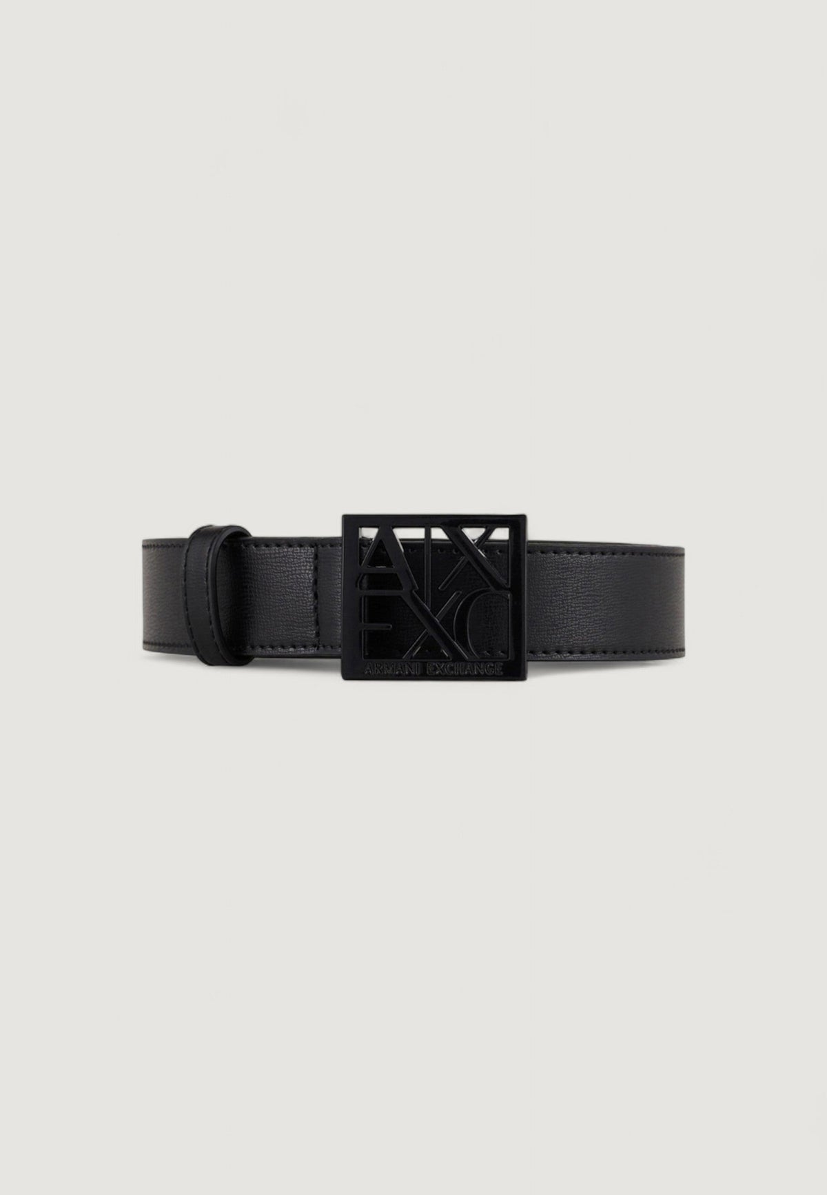 Armani Exchange Leren Riem Dames – Zwart