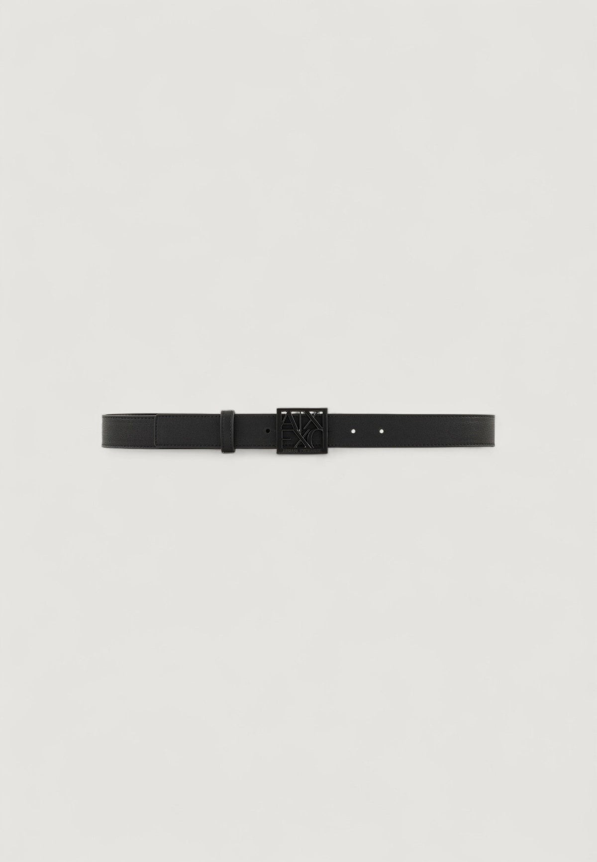 Armani Exchange Leren Riem Dames – Zwart
