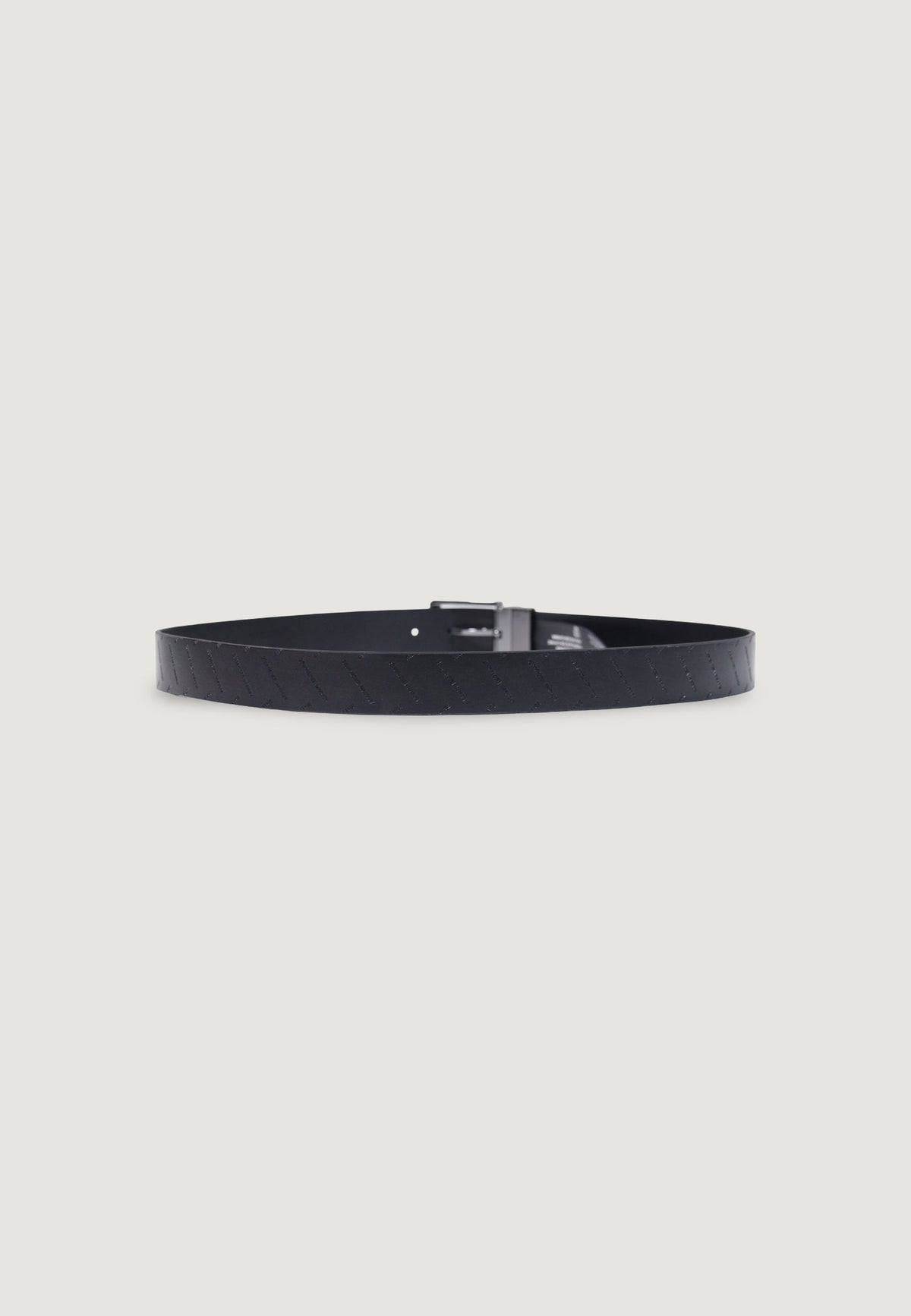 Armani Exchange Leren Riem Heren – Zwart