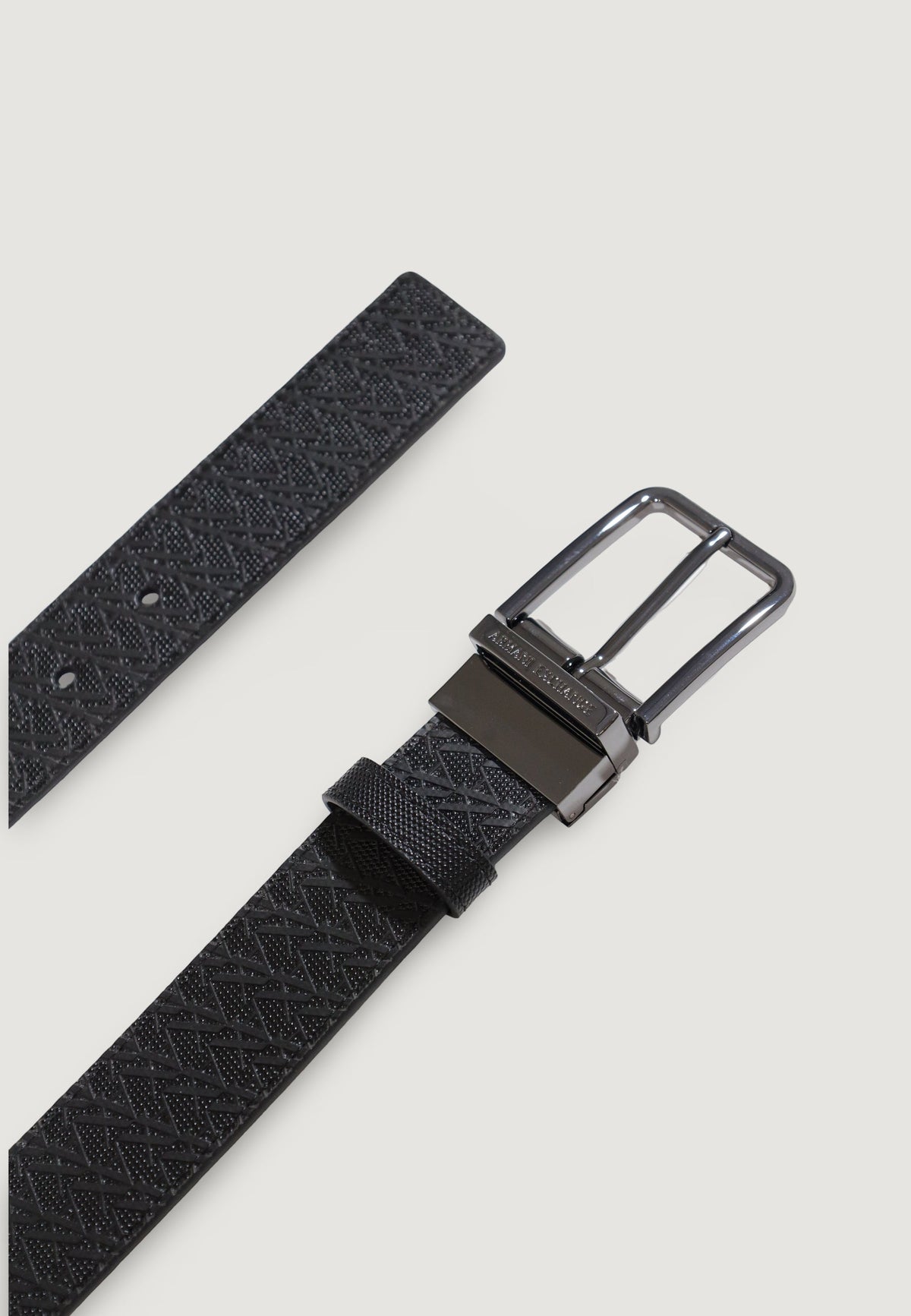 Armani Exchange Polyester Riem Heren – Zwart