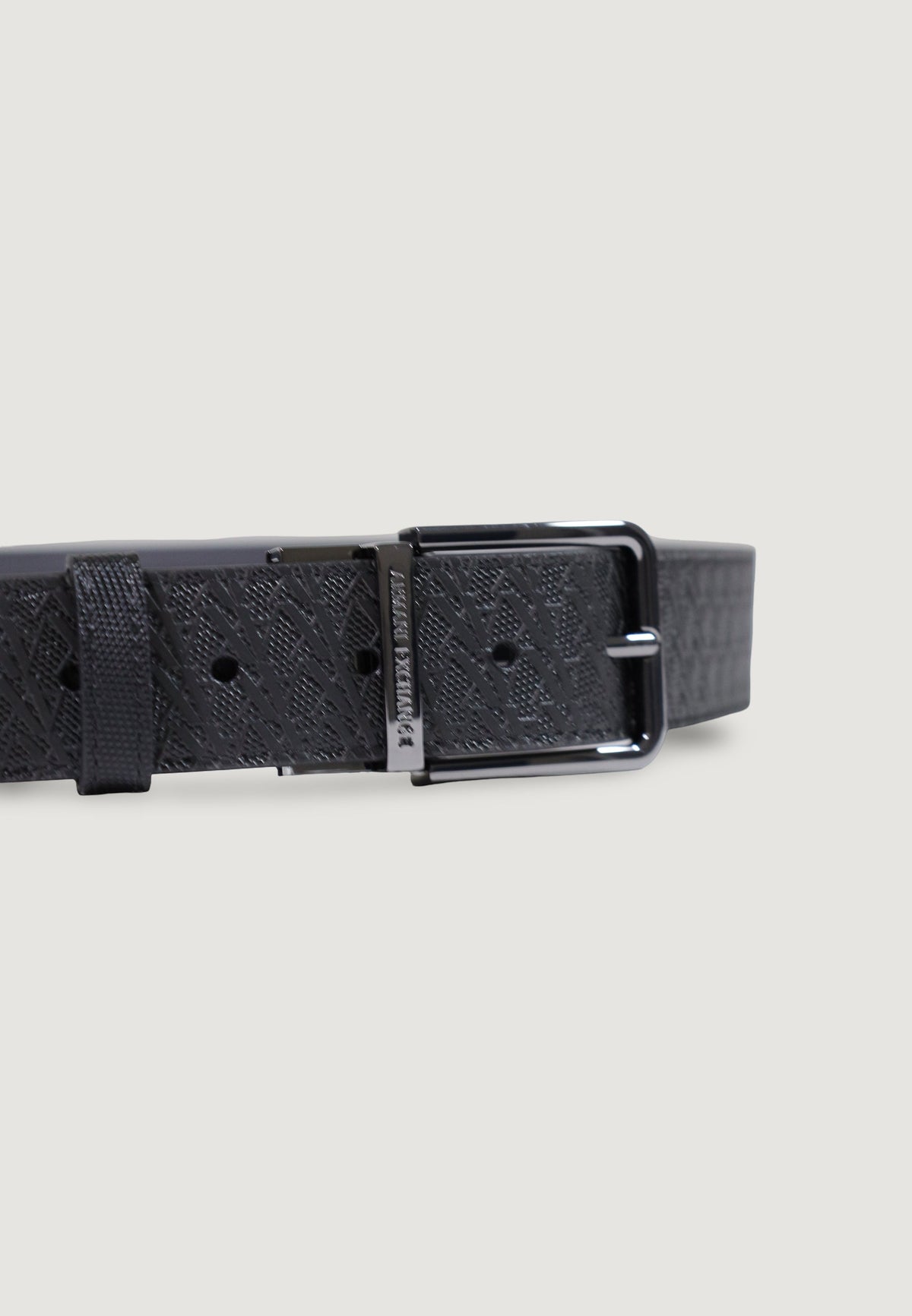 Armani Exchange Polyester Riem Heren – Zwart