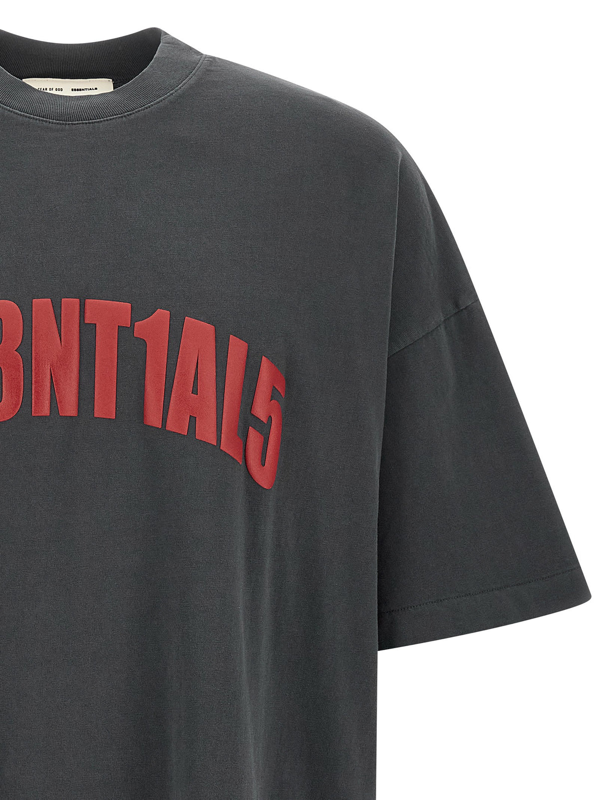 Fear of God Essentials T-shirt met Chicago-print – Antraciet