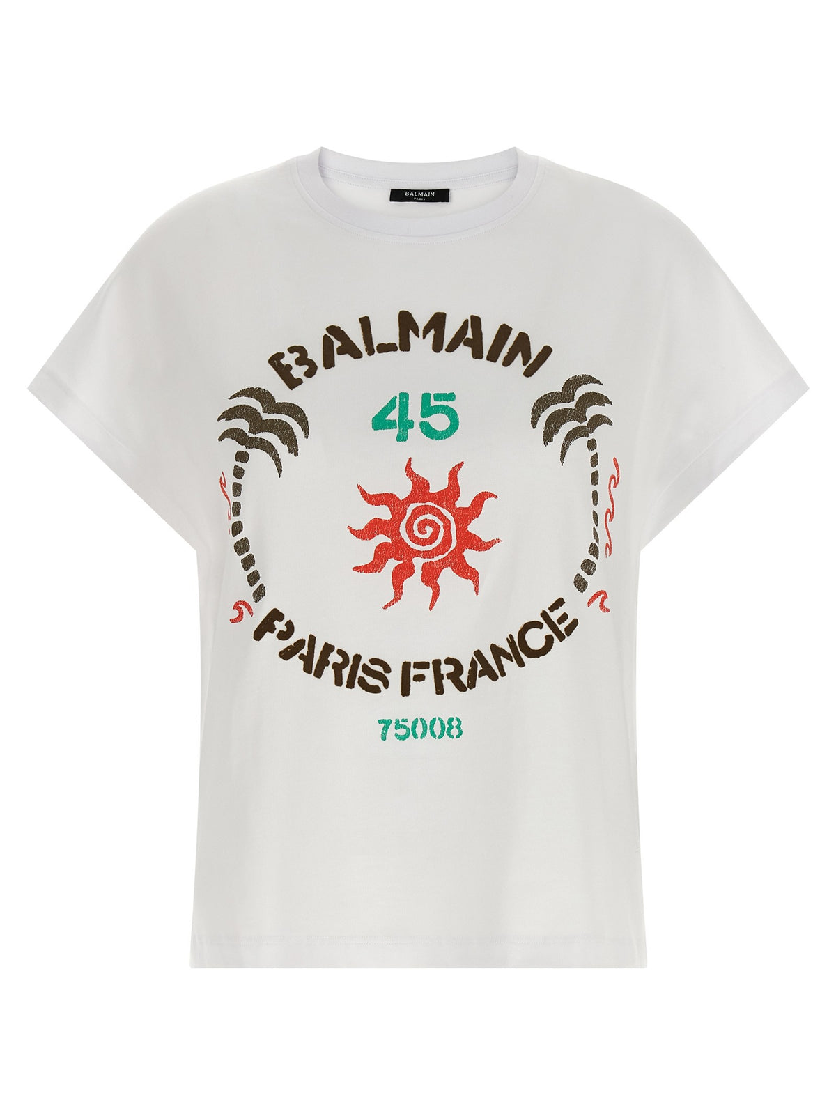 Balmain Club 45 T-shirt – Wit