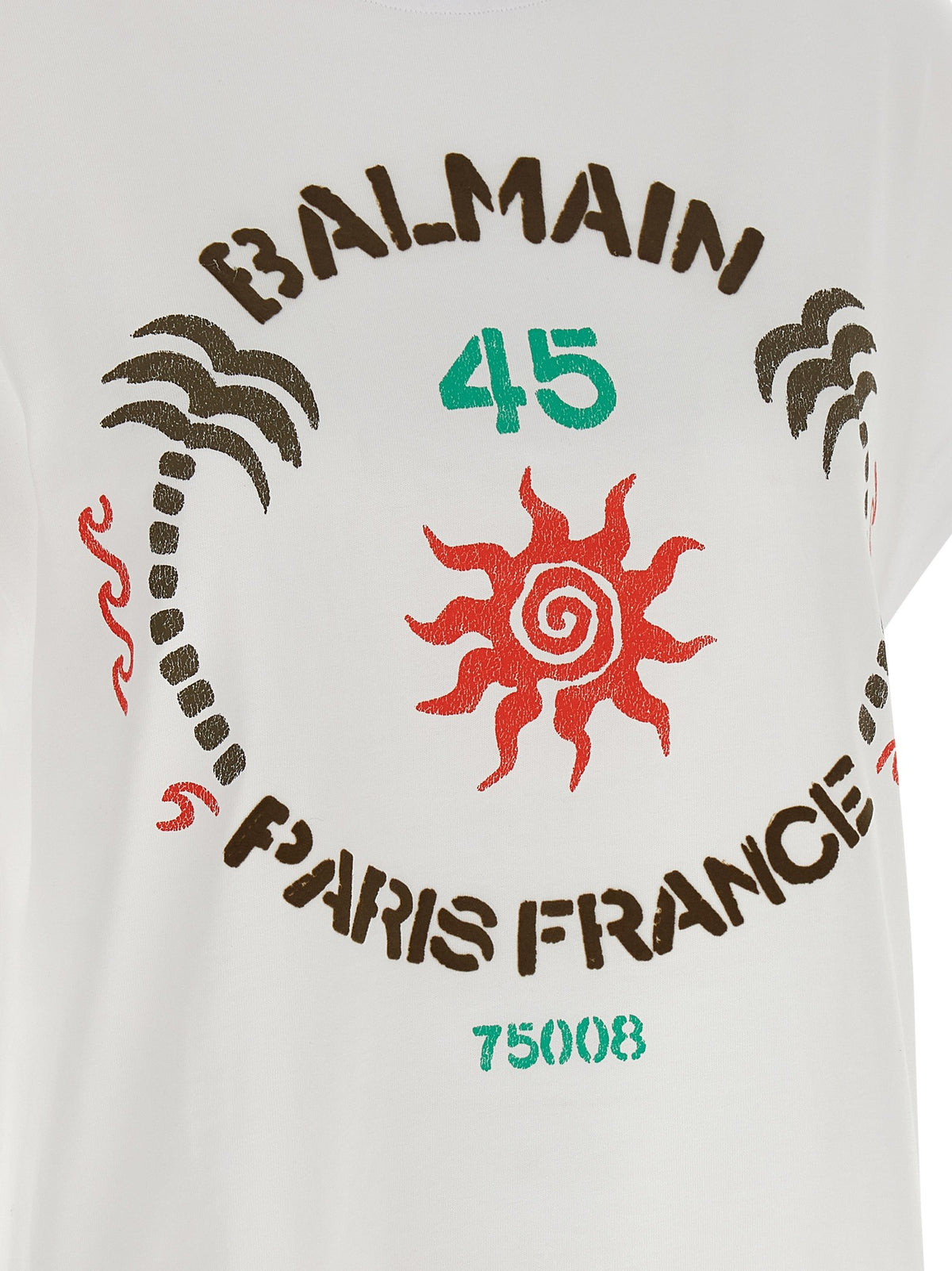 Balmain Club 45 T-shirt – Wit