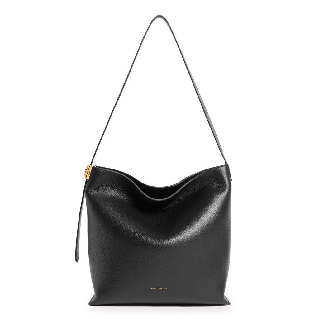 Coccinelle C-Me Lock Schoudertas – Zwart