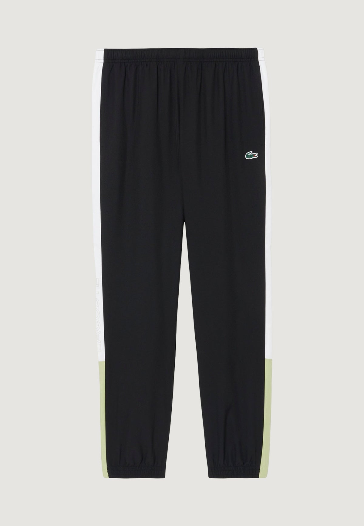 Lacoste Trainingspak met contrastdetails – Zwart