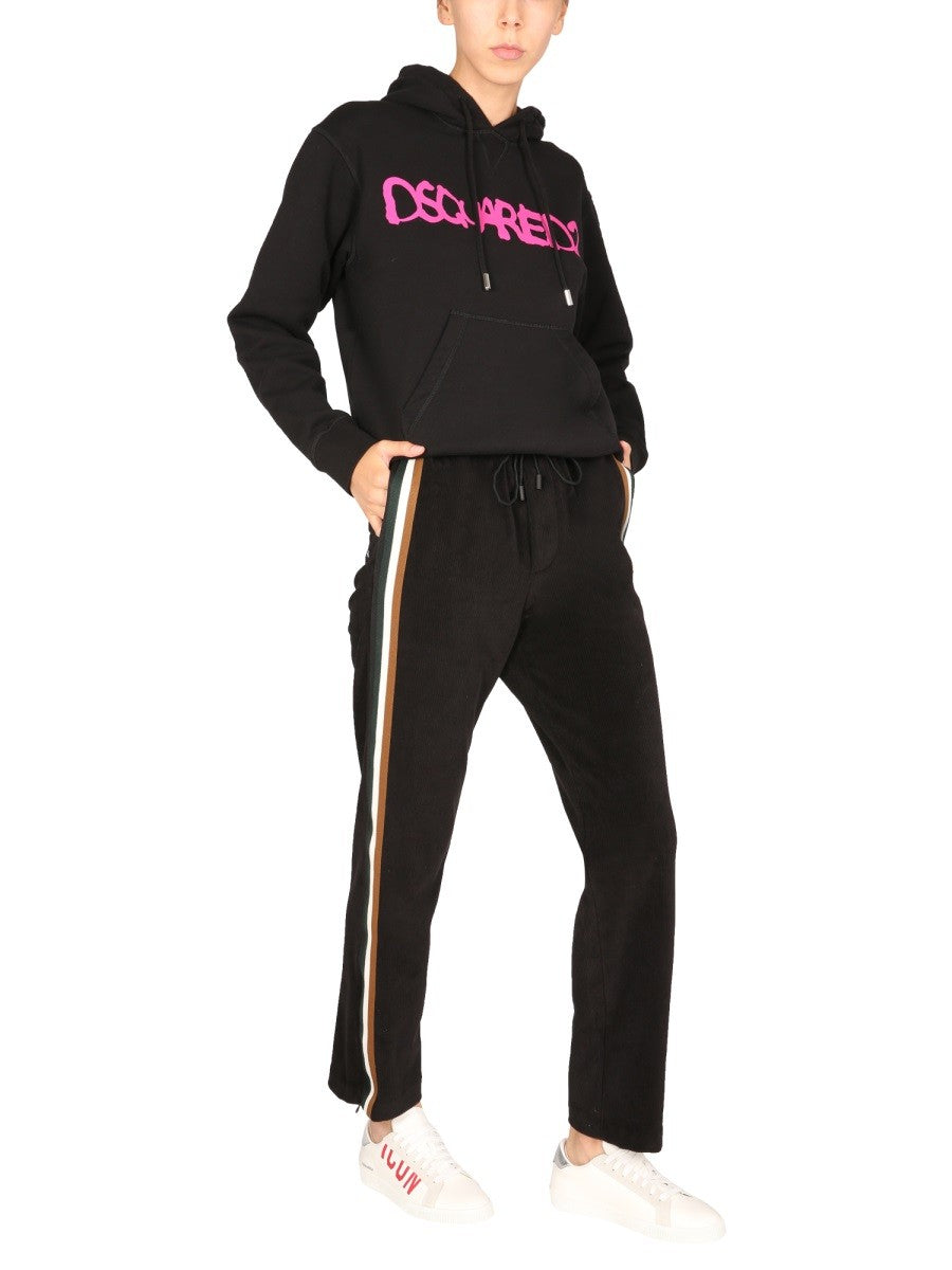 Dsquared2 Corduroy Broek – Zwart