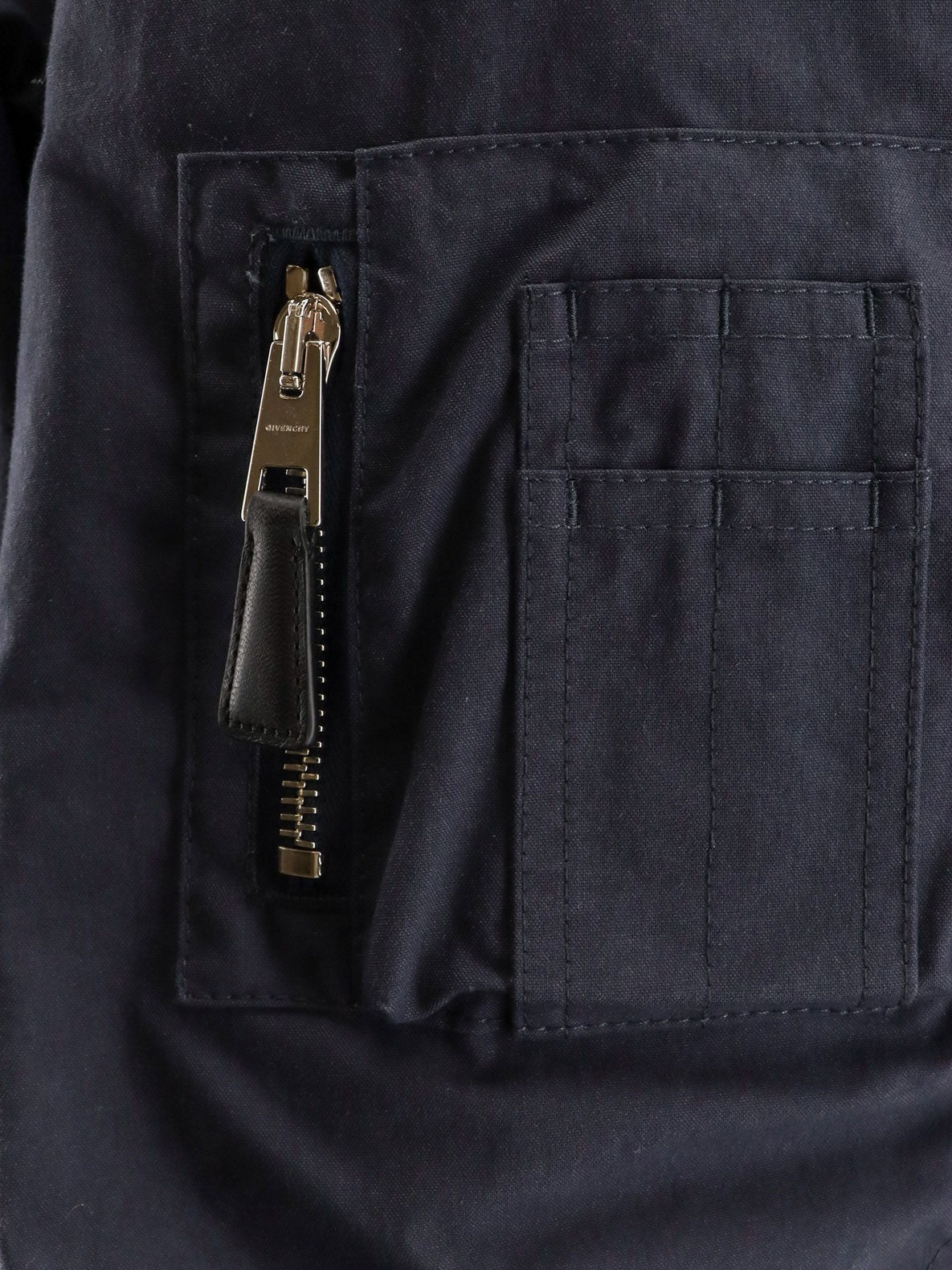Givenchy Bomberjack met geborduurd logo – Marineblauw