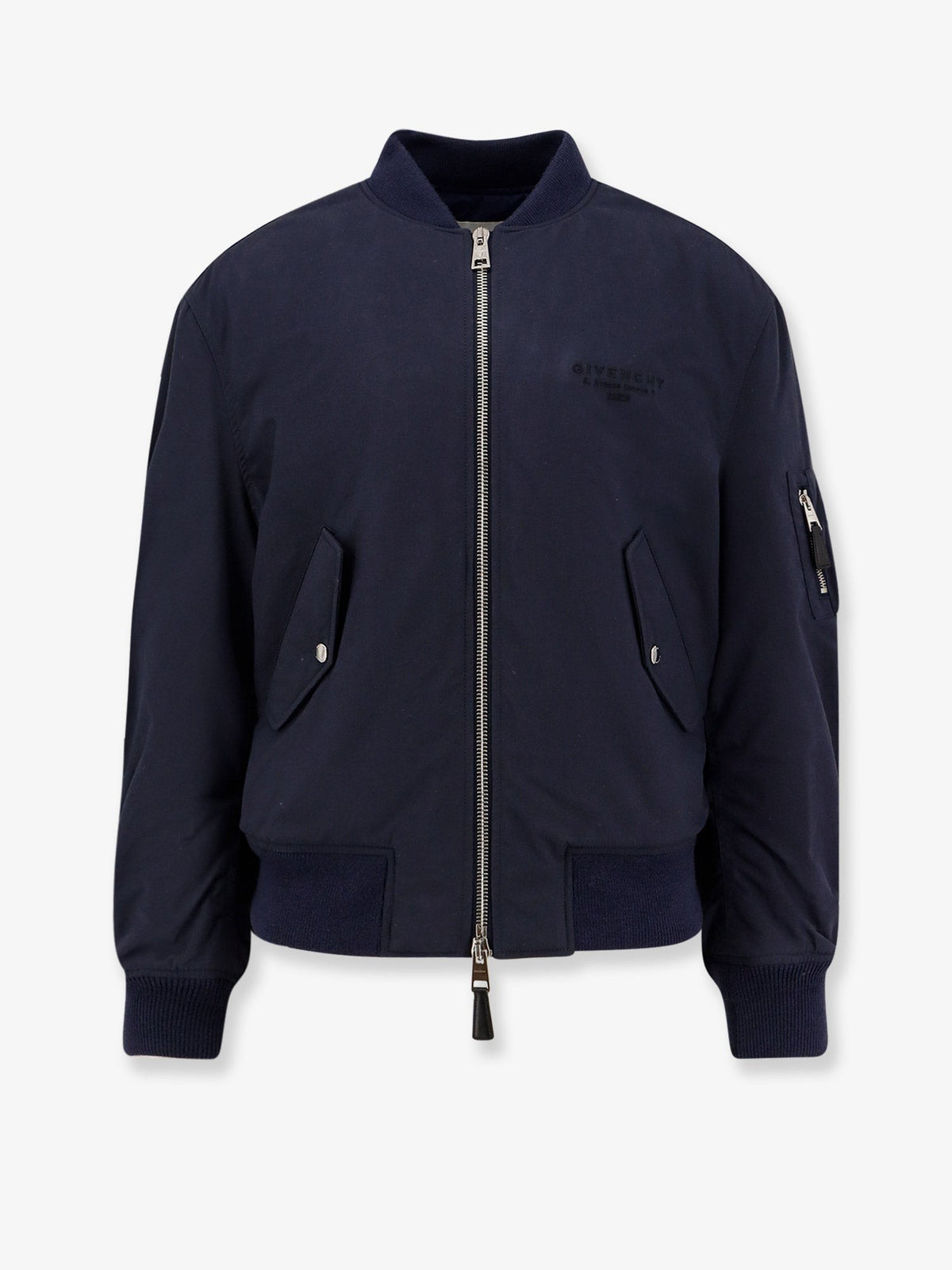 Givenchy Bomberjack met geborduurd logo – Marineblauw