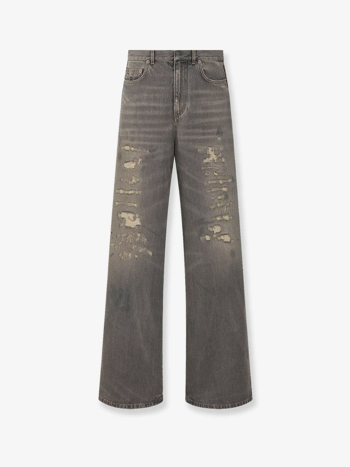 Christian Dior Jeans met washed-out effect – Grijs