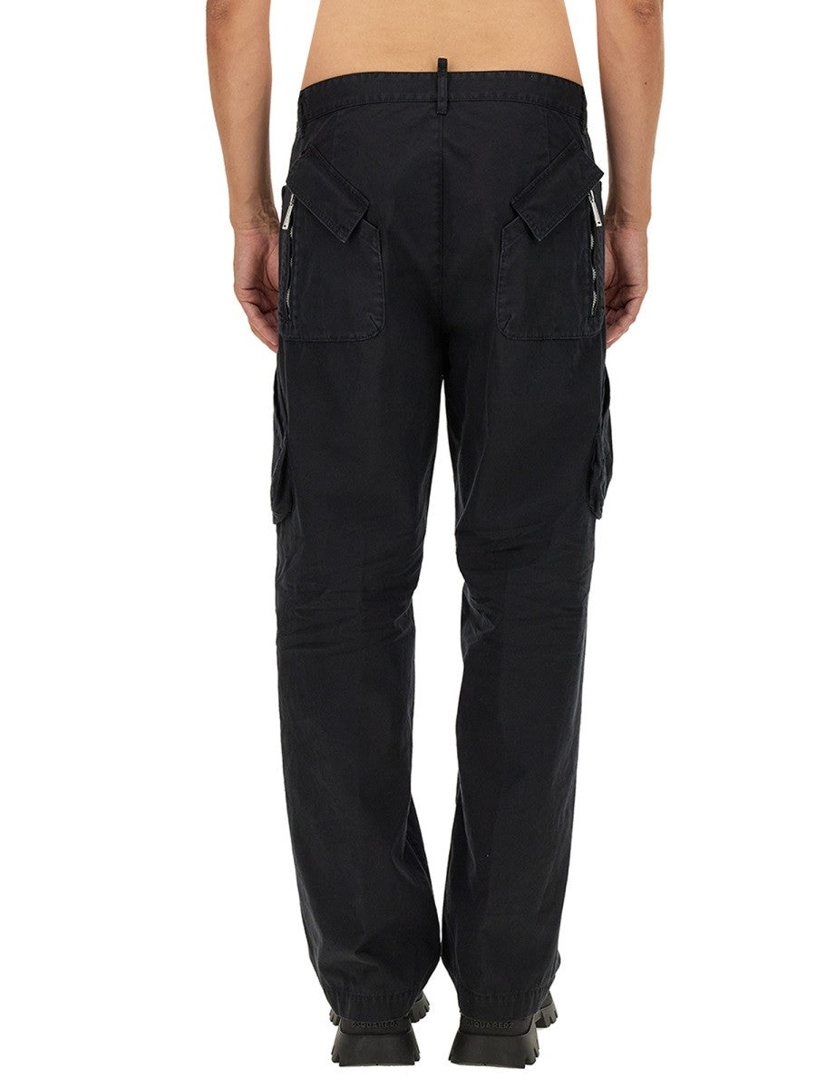 Dsquared2 Katoenen Broek – Zwart