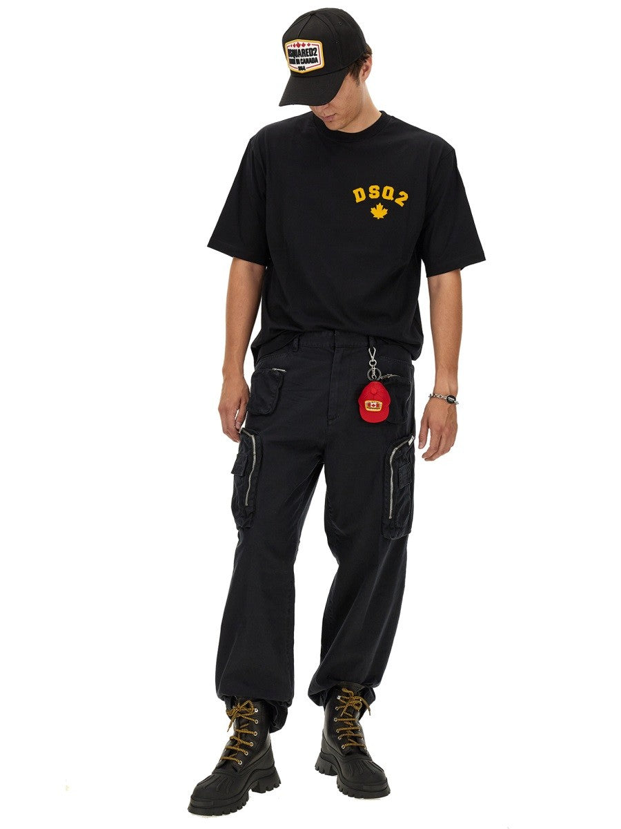 Dsquared2 Katoenen Broek – Zwart
