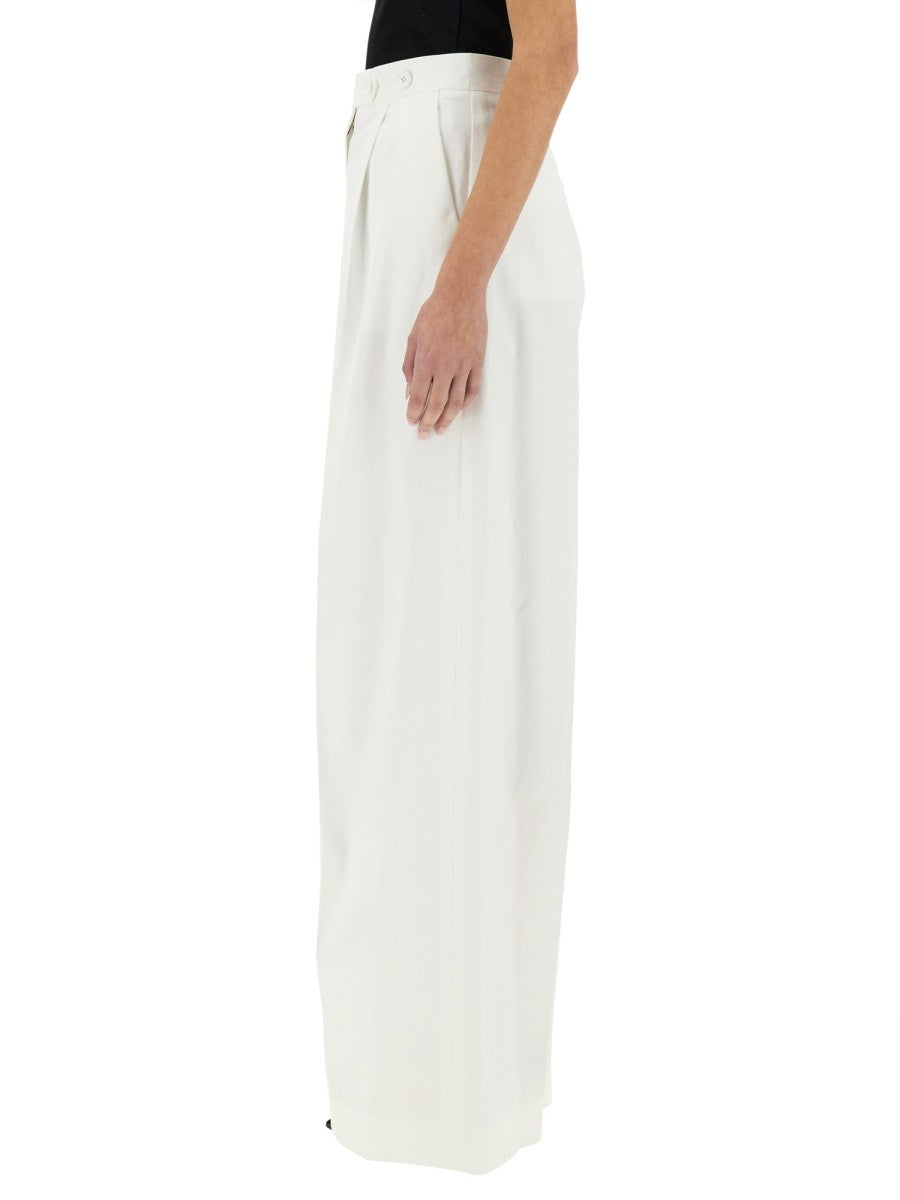 Givenchy Katoenen Plooibroek – Wit