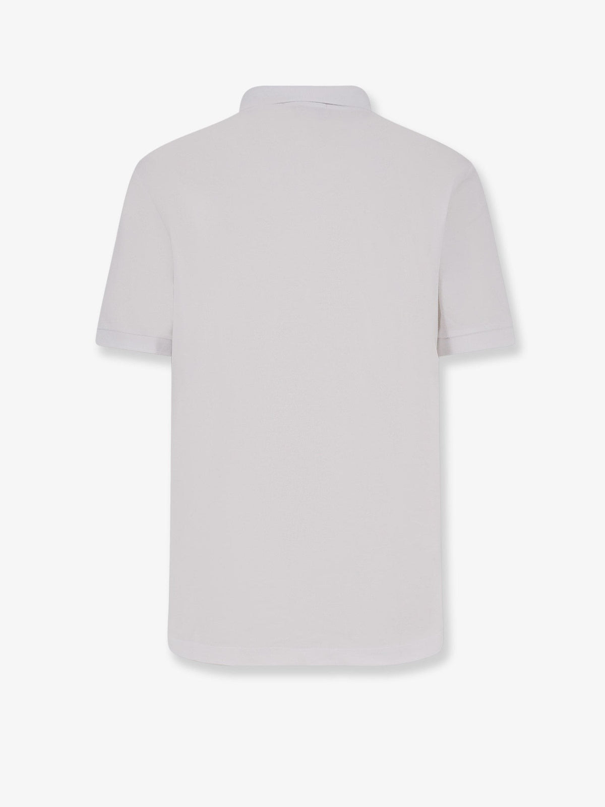 Stone Island Katoenen Polo met logopatch – Wit