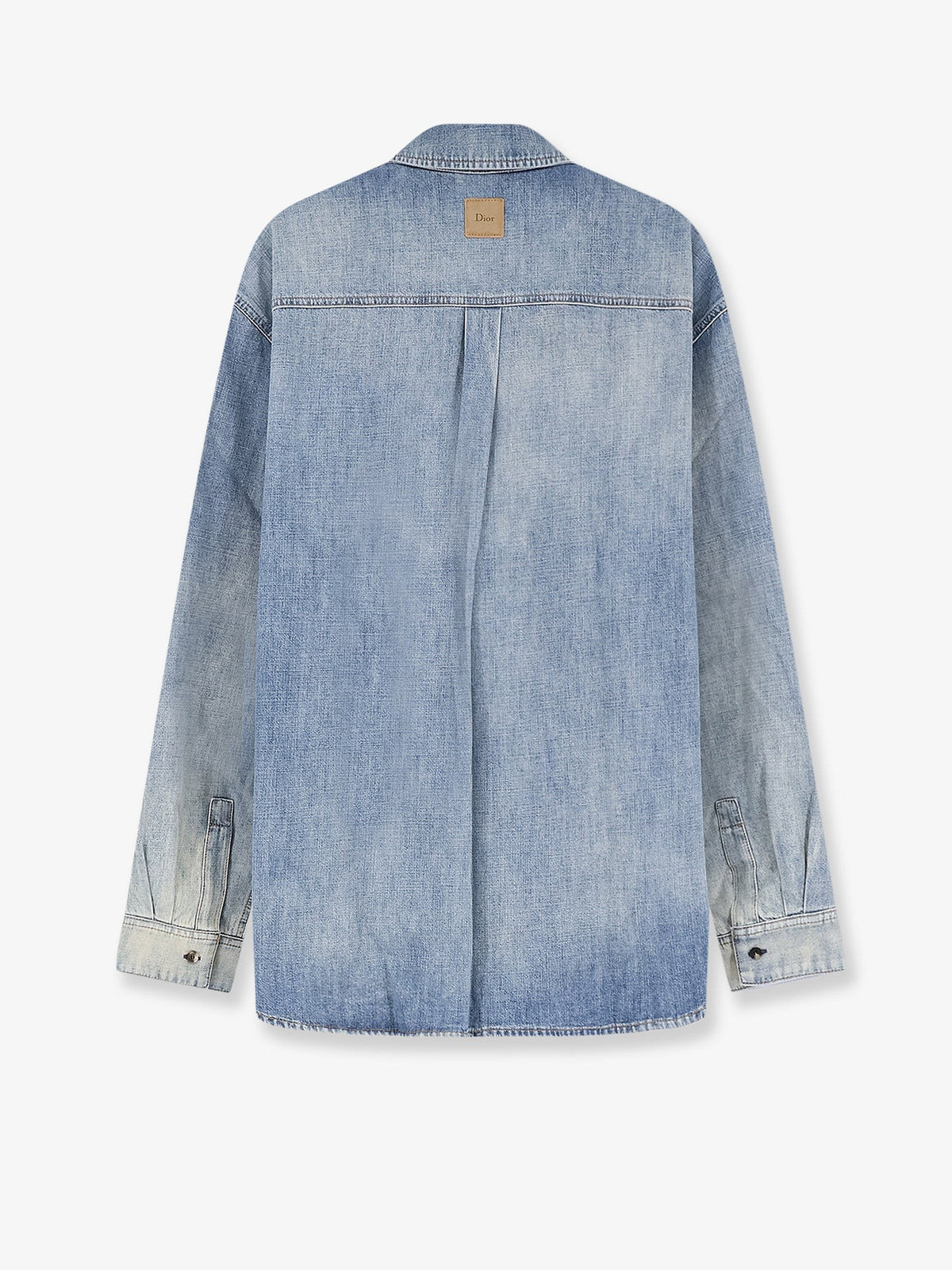 Christian Dior Katoenen Overshirt – Lichtblauw