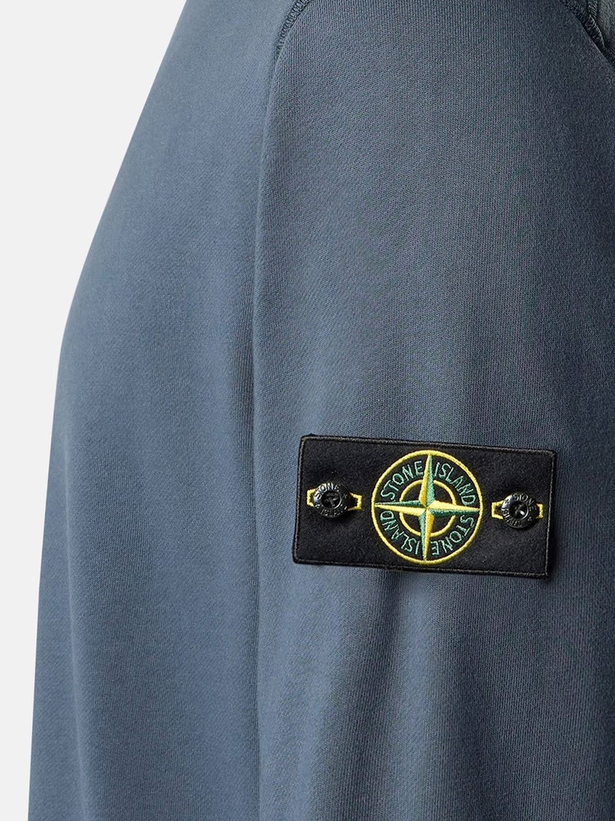 Stone Island Katoenen Sweater met zijlogo – Middenblauw