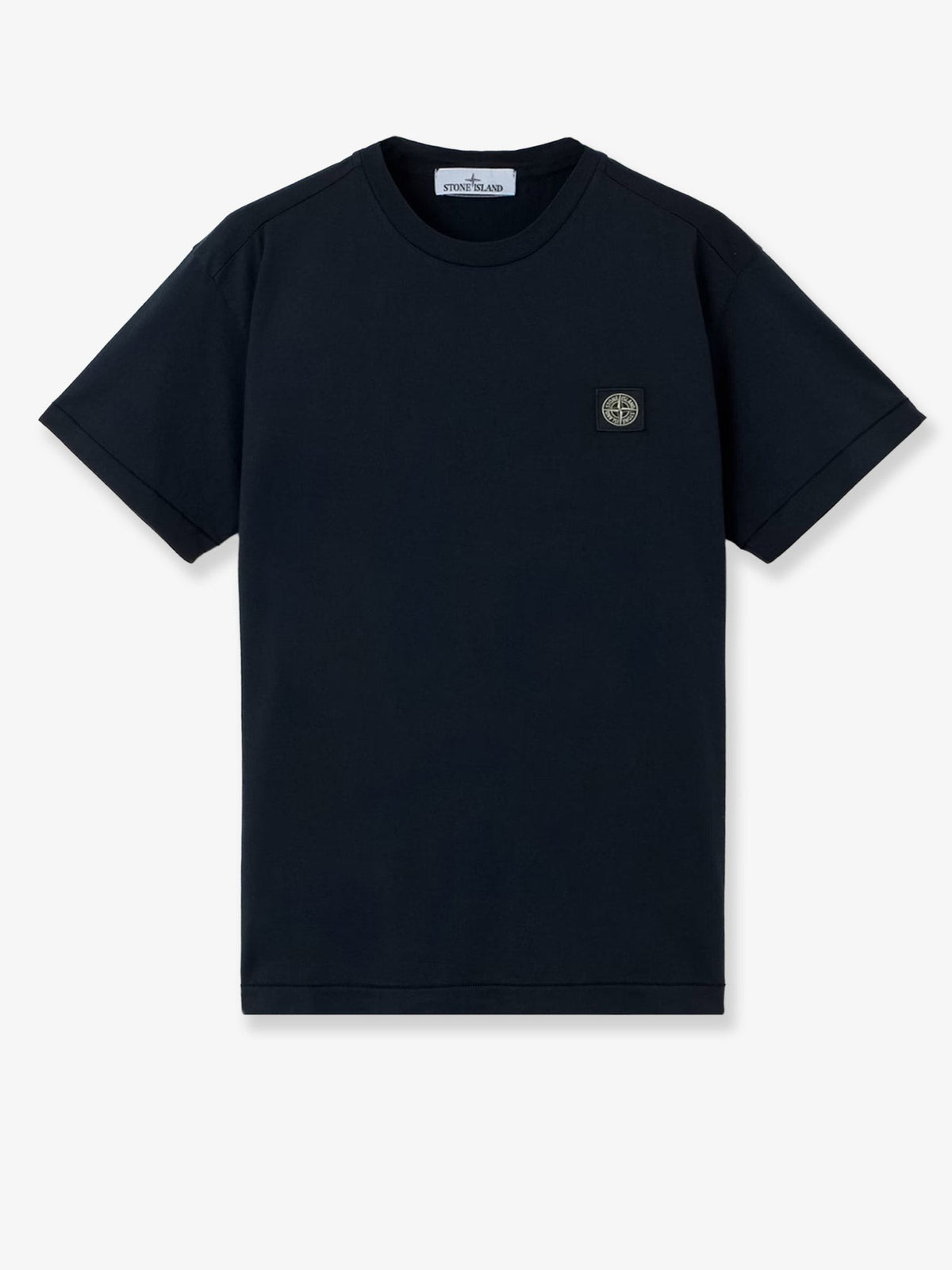 Stone Island T-shirt van biologisch katoen – Marineblauw