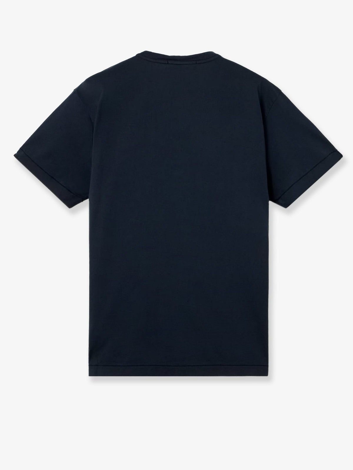 Stone Island T-shirt van biologisch katoen – Marineblauw