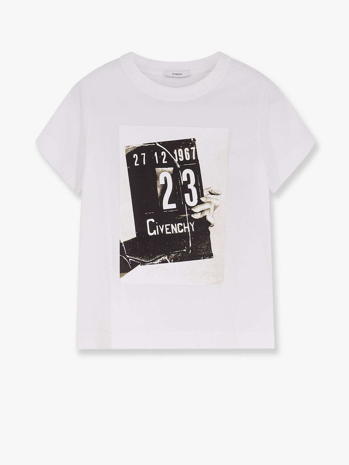 Givenchy Katoenen T-shirt met maxiprint – Wit