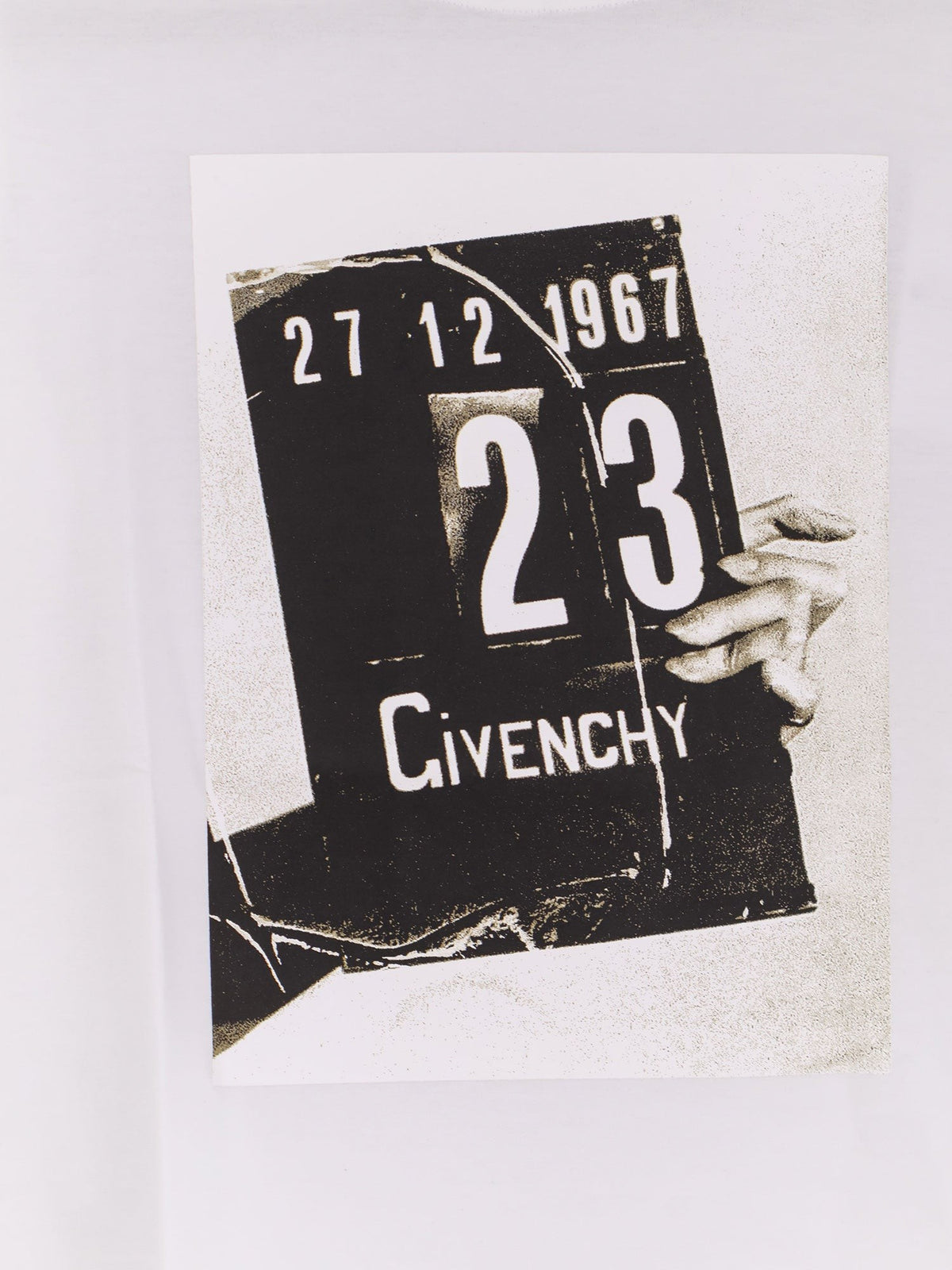 Givenchy Katoenen T-shirt met maxiprint – Wit