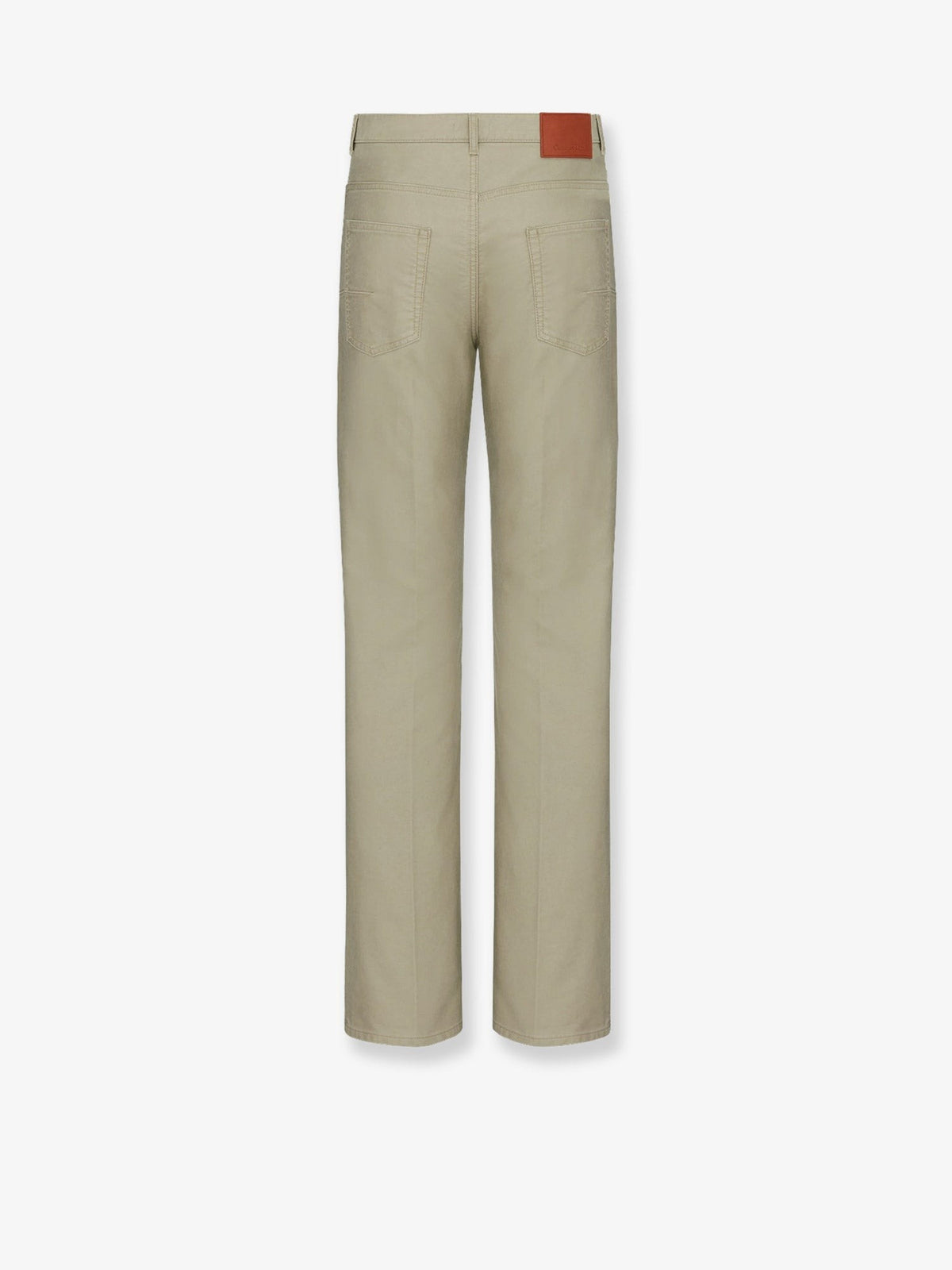 Christian Dior Katoenen Flared Broek – Beige