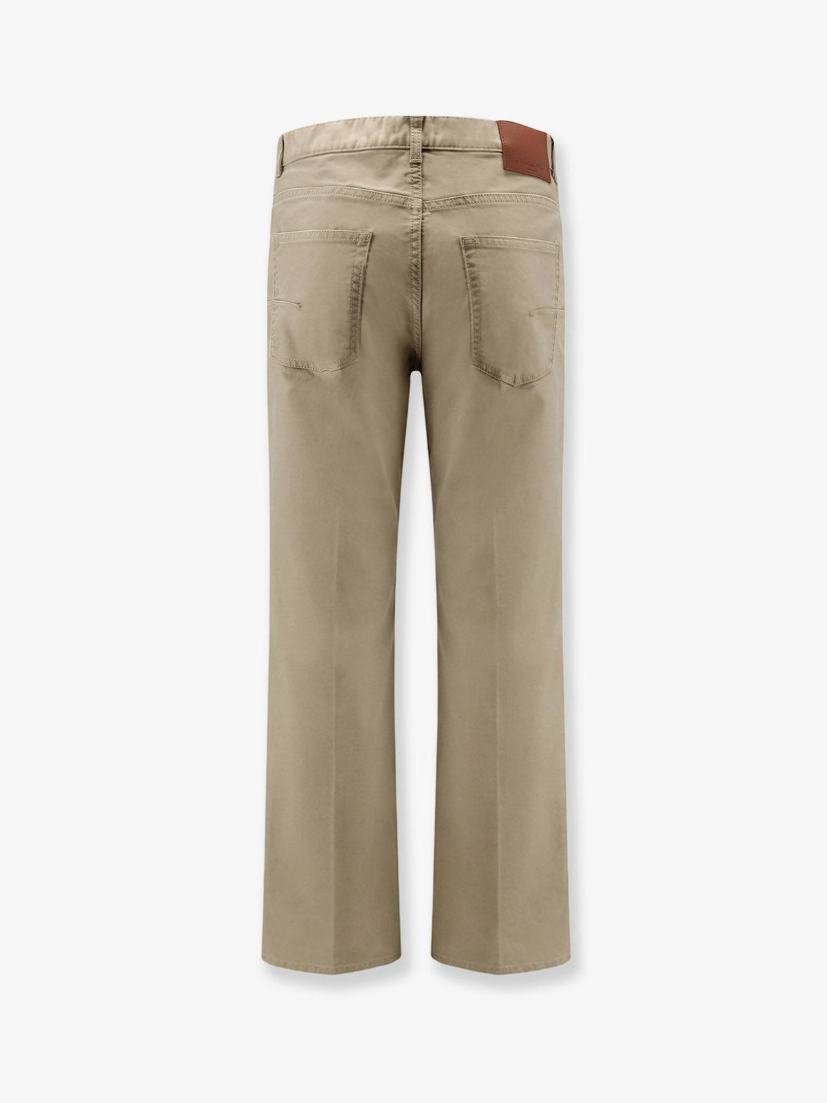 Christian Dior Katoenen Flared Broek – Beige