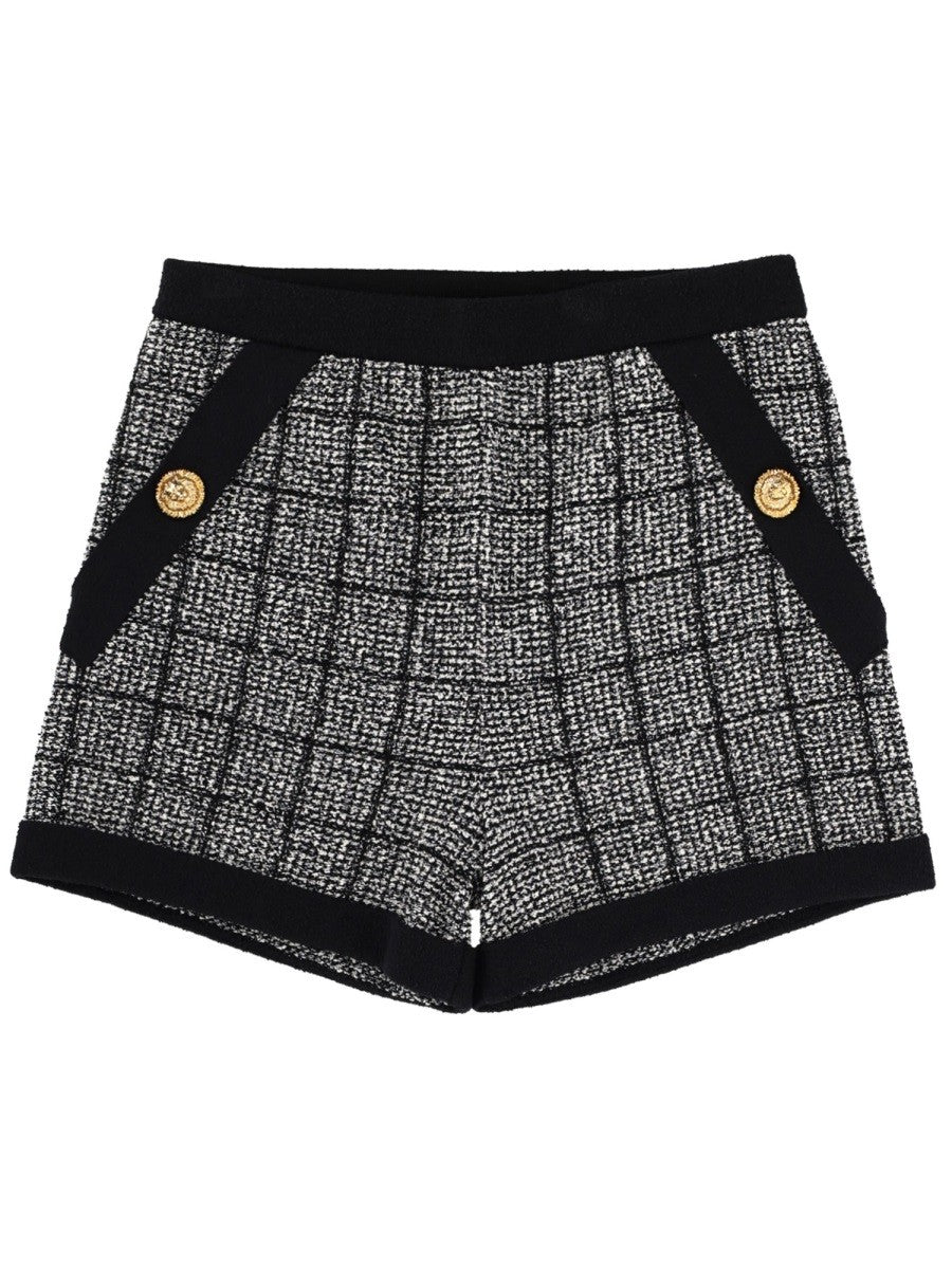 Balmain Tweed Short – Zwart
