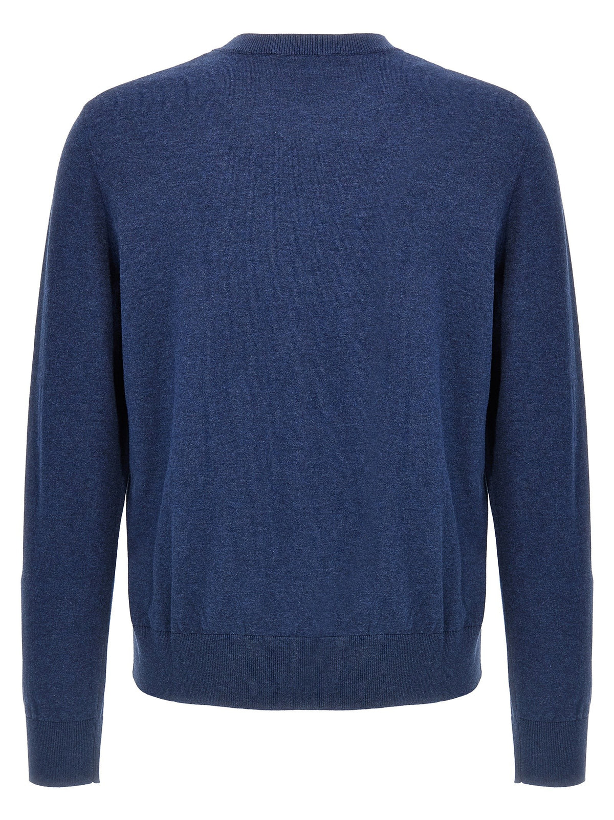 Dsquared2 Gemêleerde Trui met logopatch – Donkerblauw