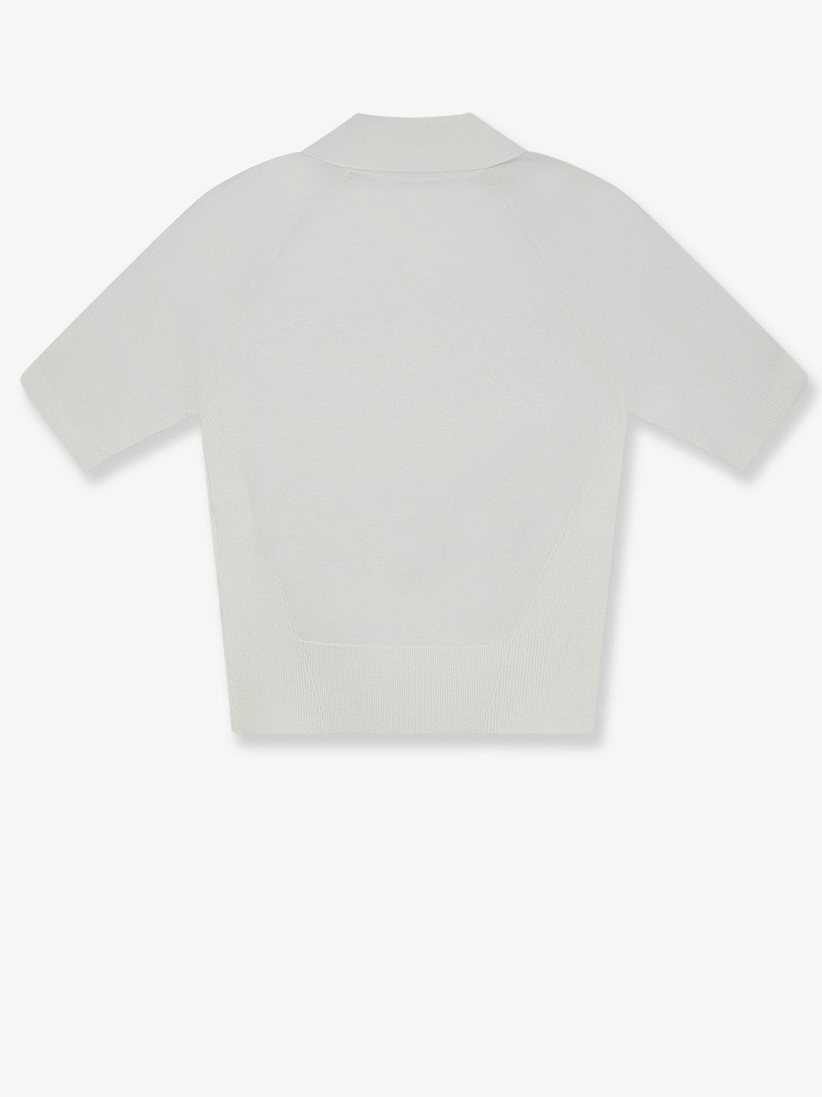 Givenchy Cropped Polo van katoen en zijde – Ivoor